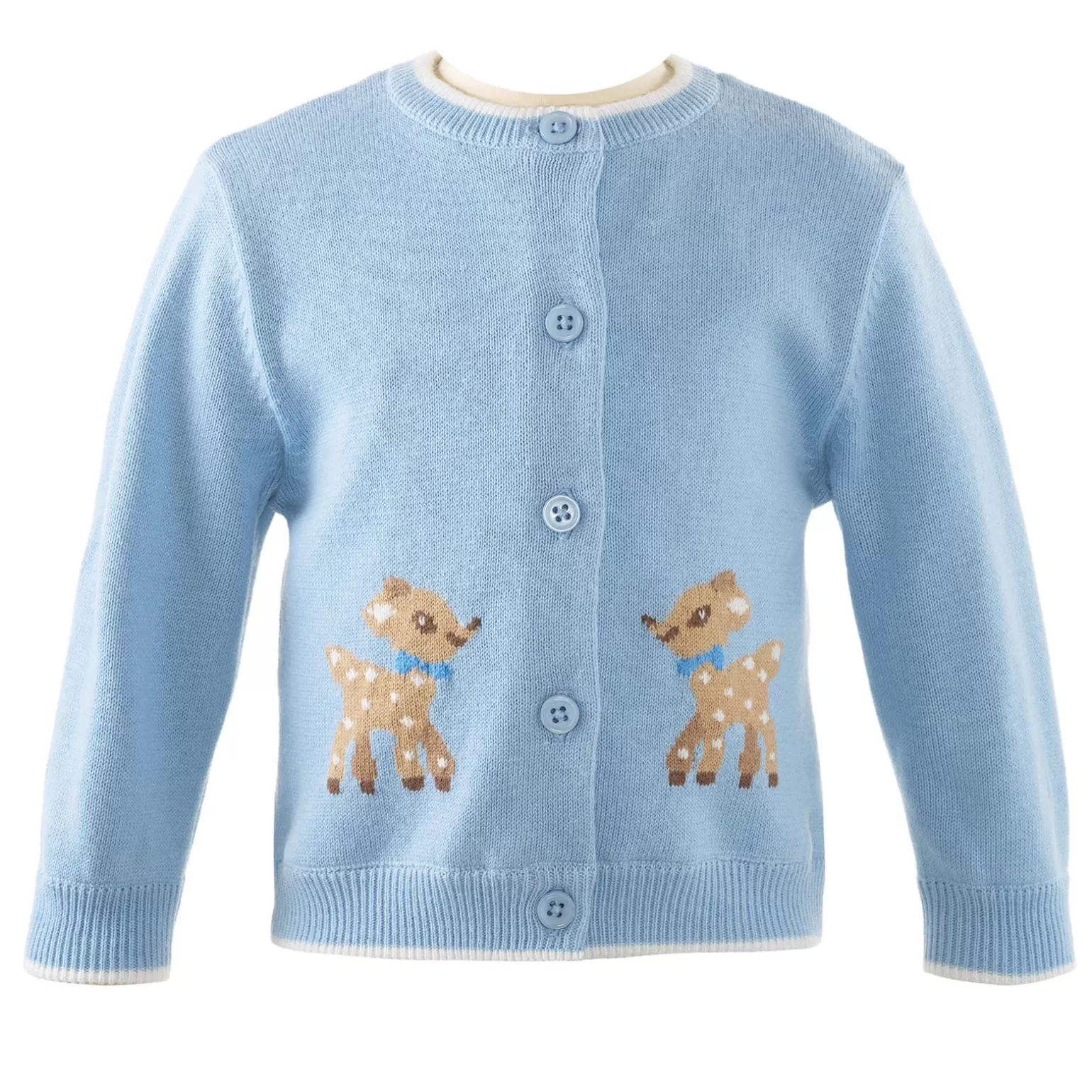 Rachel Riley Fawn Cardigan | Baby Boy Knitwear