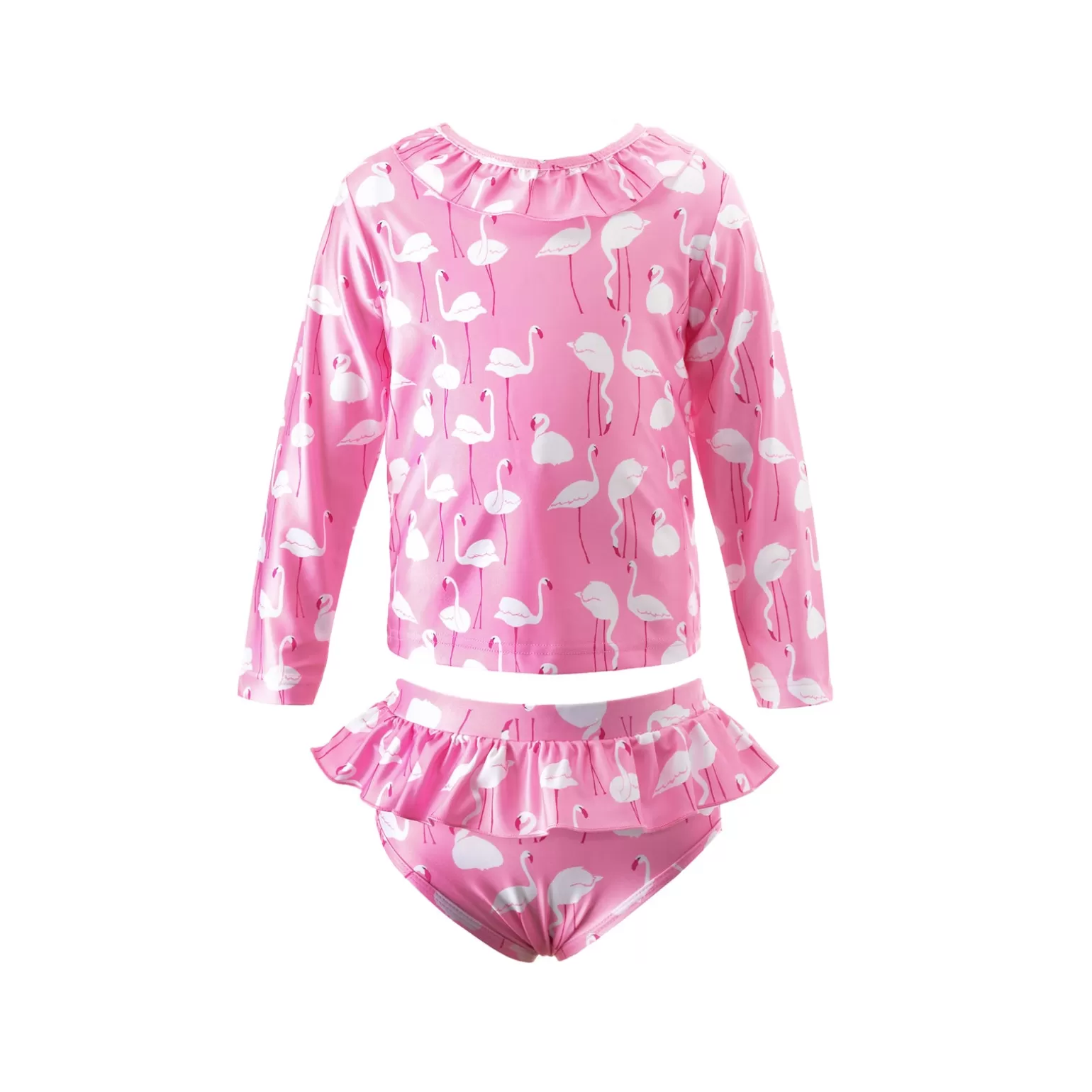 Rachel Riley Flamingo Rash Guard Set | Girl Sets