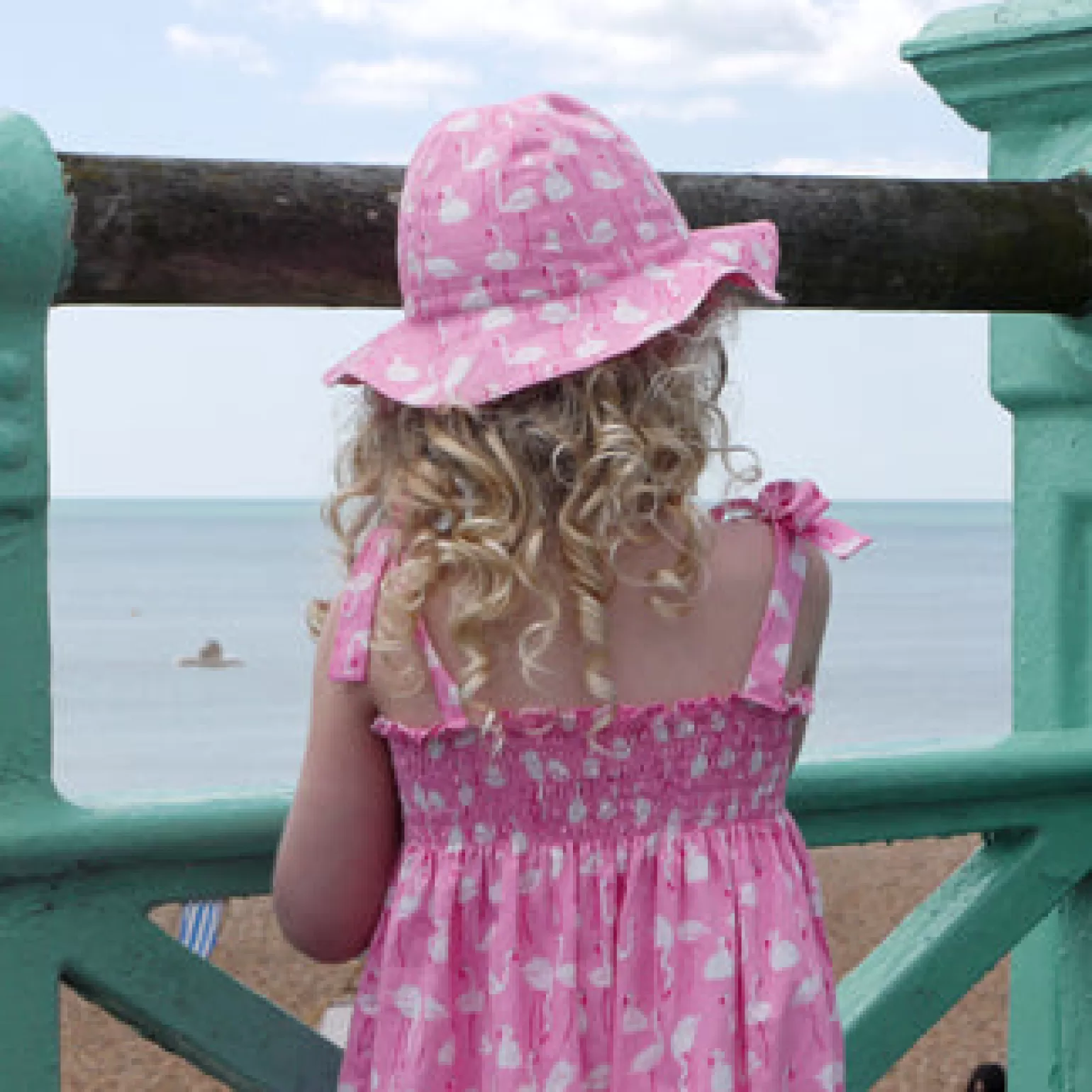 Rachel Riley Flamingo Sunhat | Girl Hats & Scarves