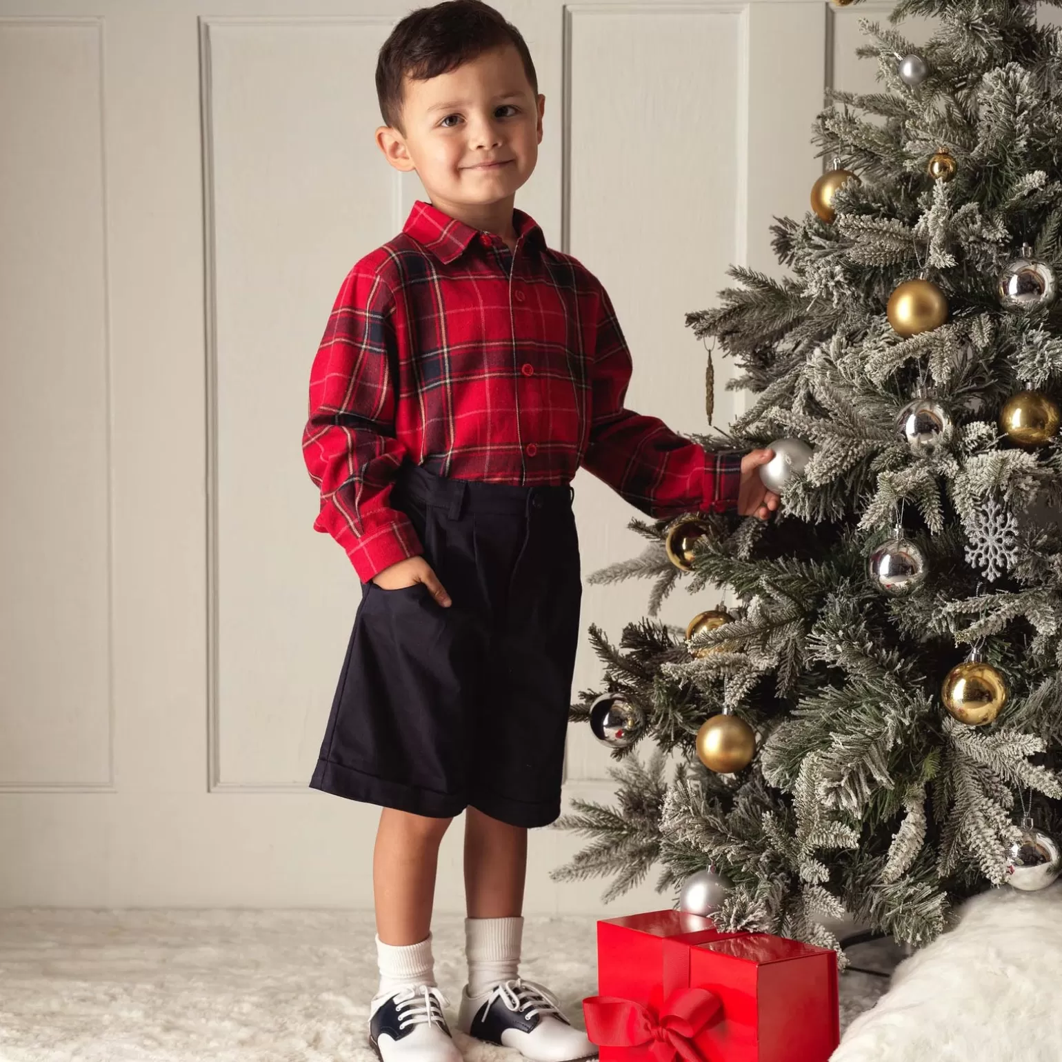 Rachel Riley Flannel Tartan Shirt | Boy Shirts & Tops