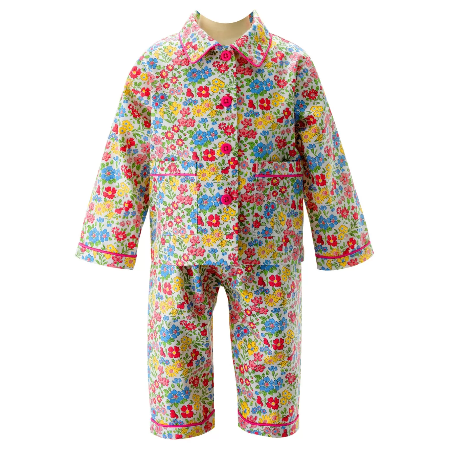 Rachel Riley Floral Bouquet Classic Pyjamas | Baby Girl Pyjamas