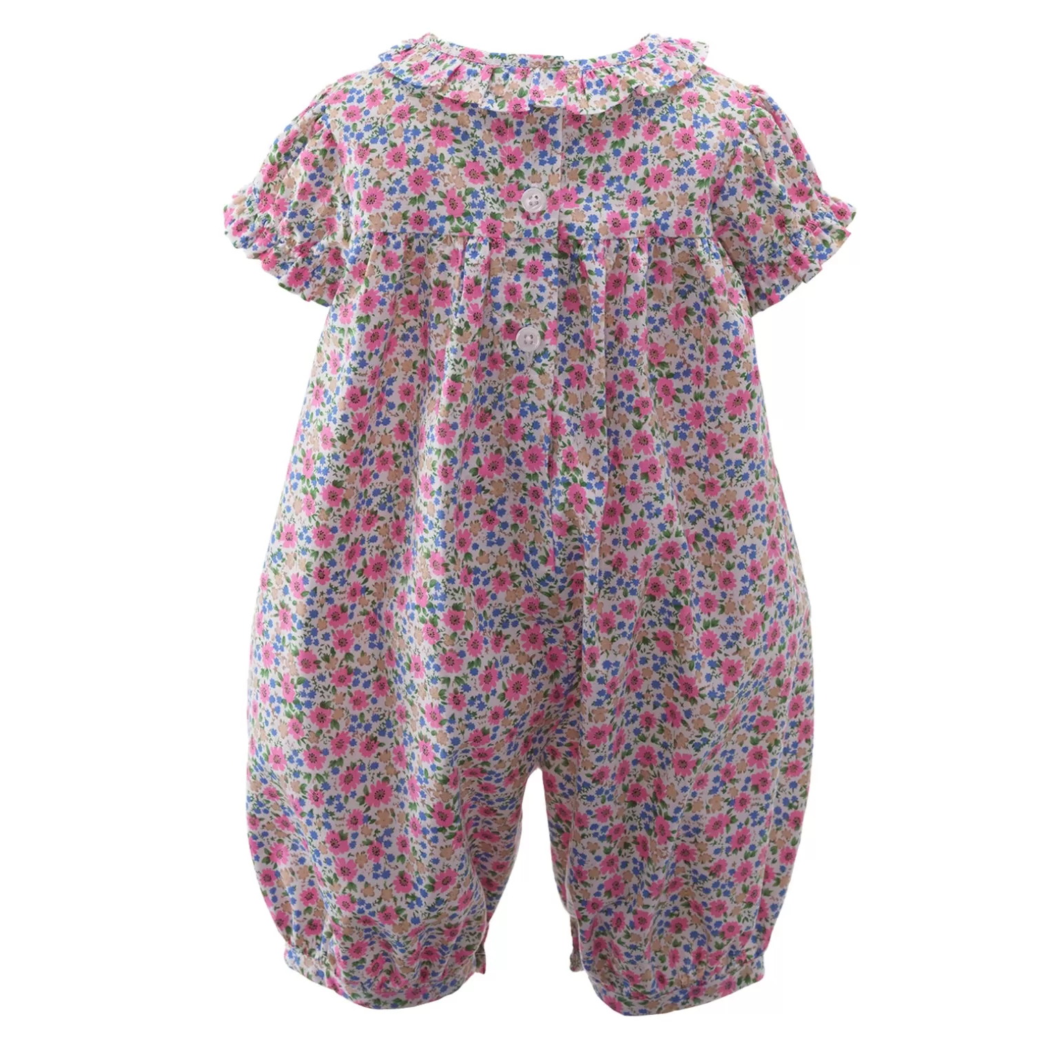 Rachel Riley Floral Frill Babysuit | Baby Girl Babygros & Babysuits