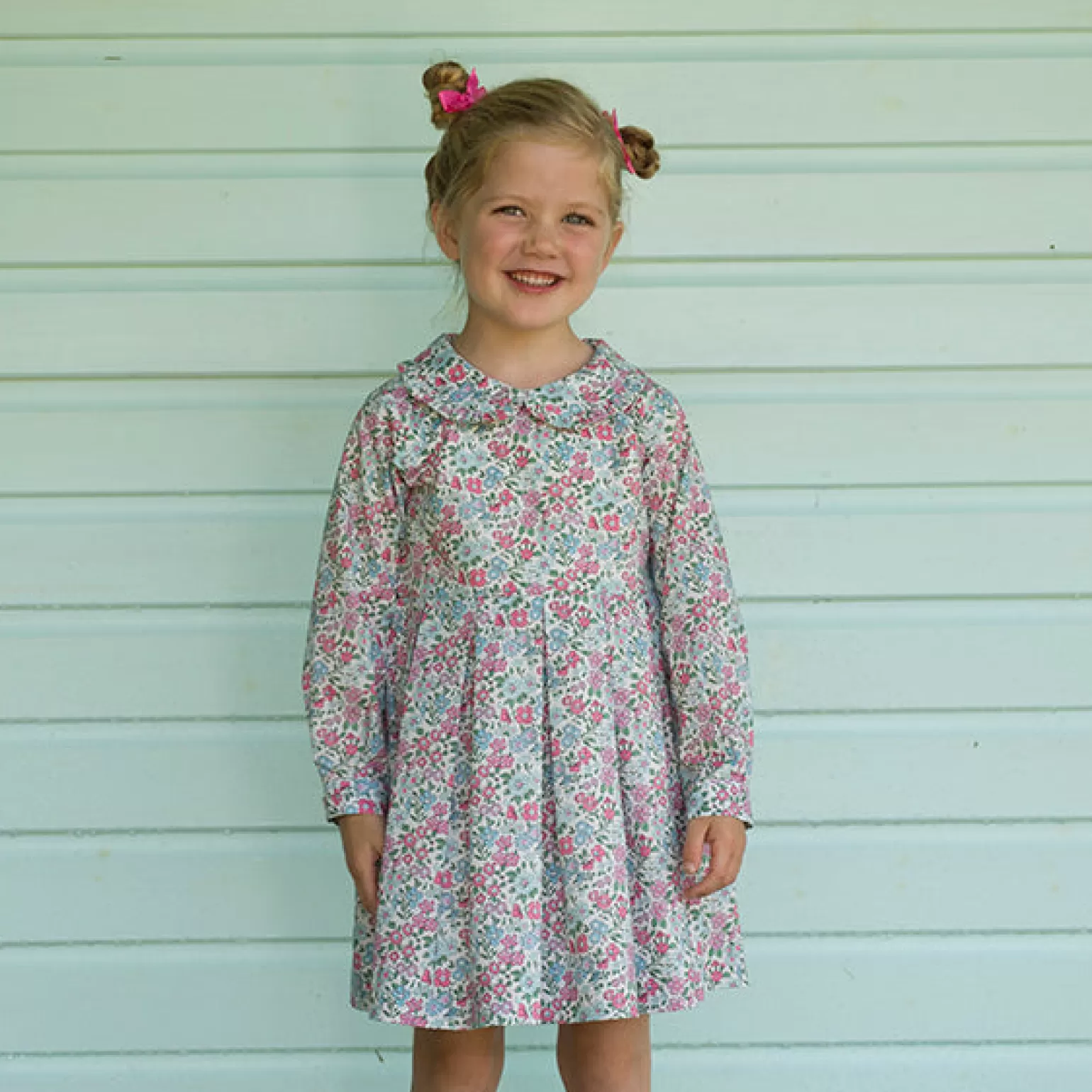 Rachel Riley Floral Frill Dress | Girl Dresses
