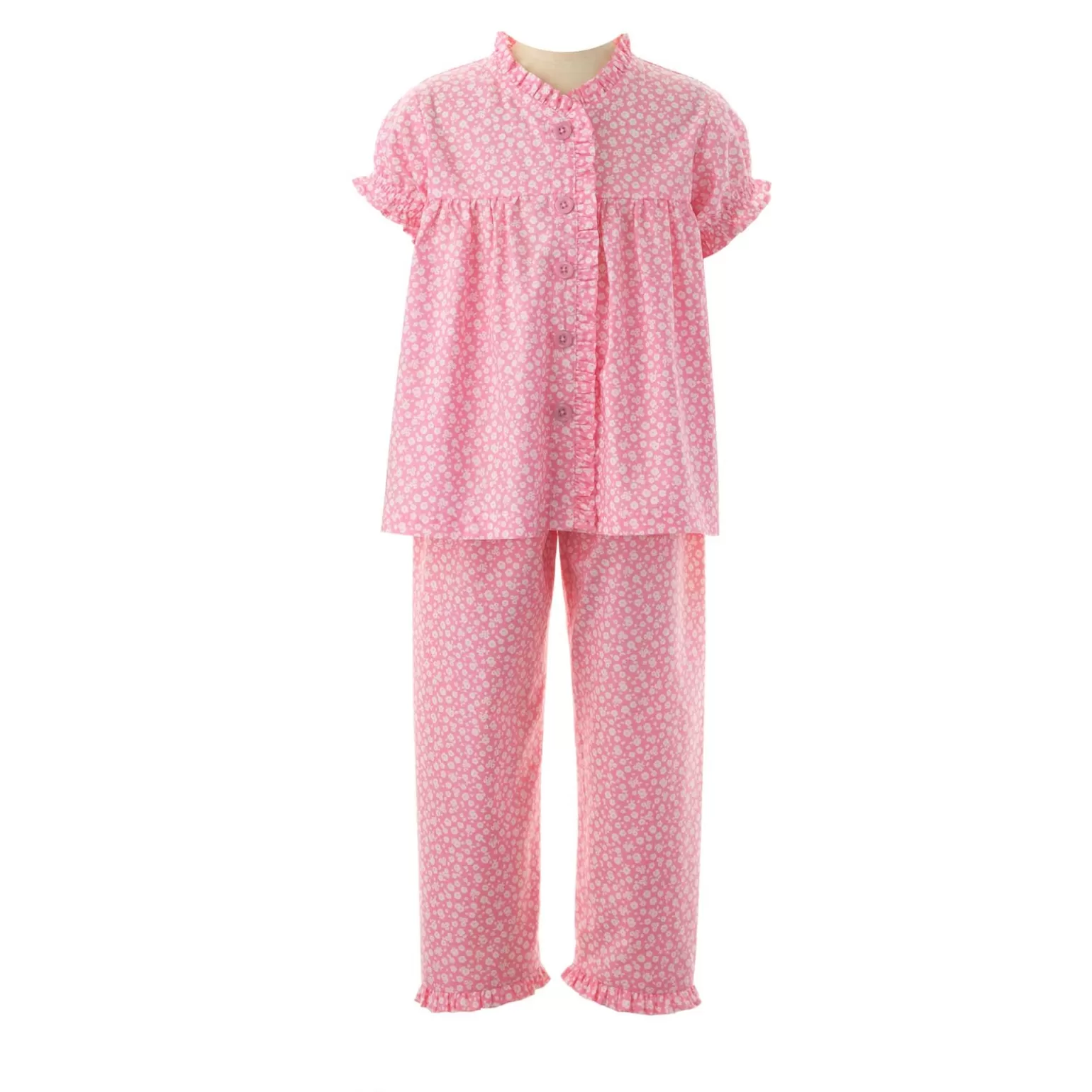 Rachel Riley Floral Frill Pyjamas | Girl Pyjamas & Nightdresses