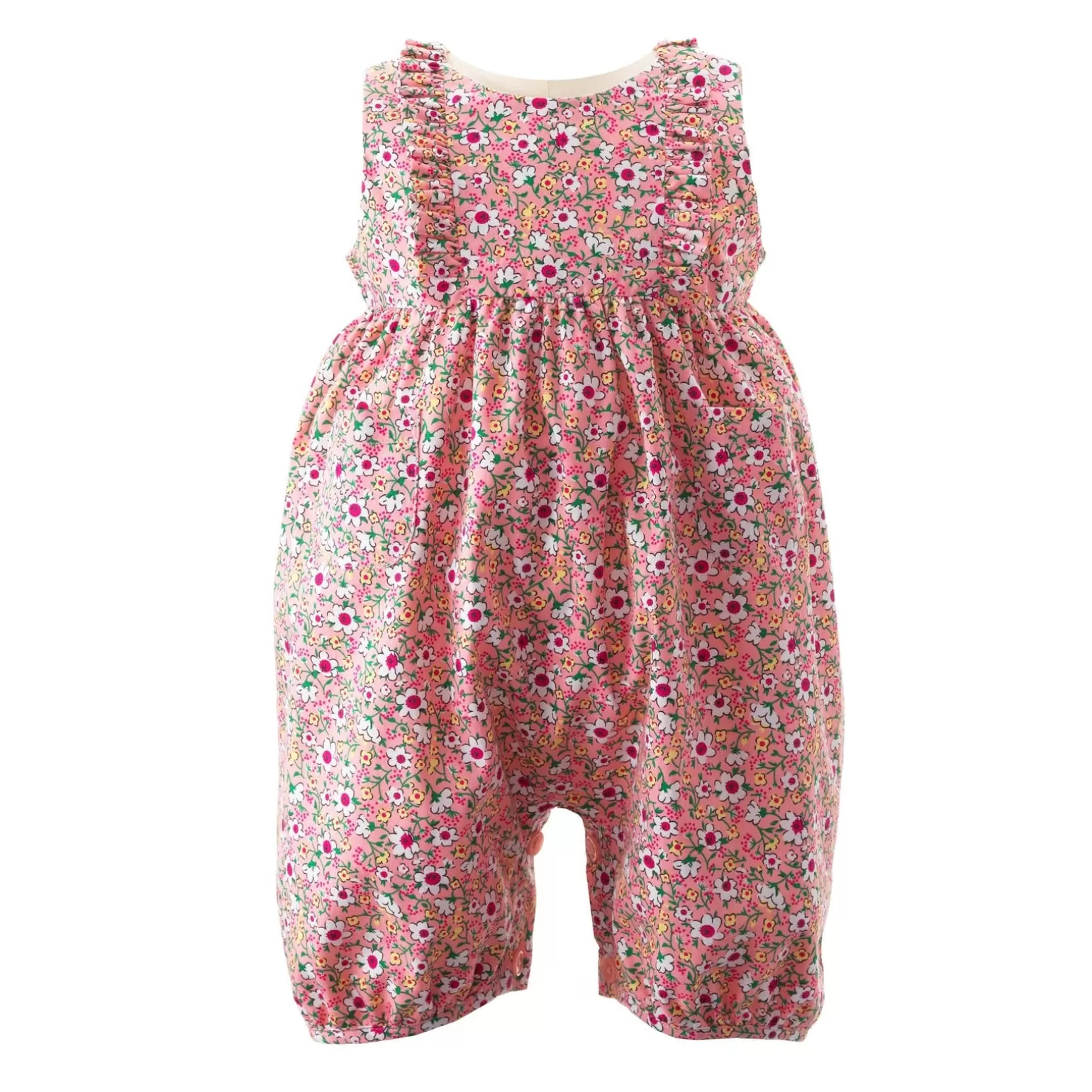 Rachel Riley Floral Frill Romper | Baby Girl Sets & Outfits