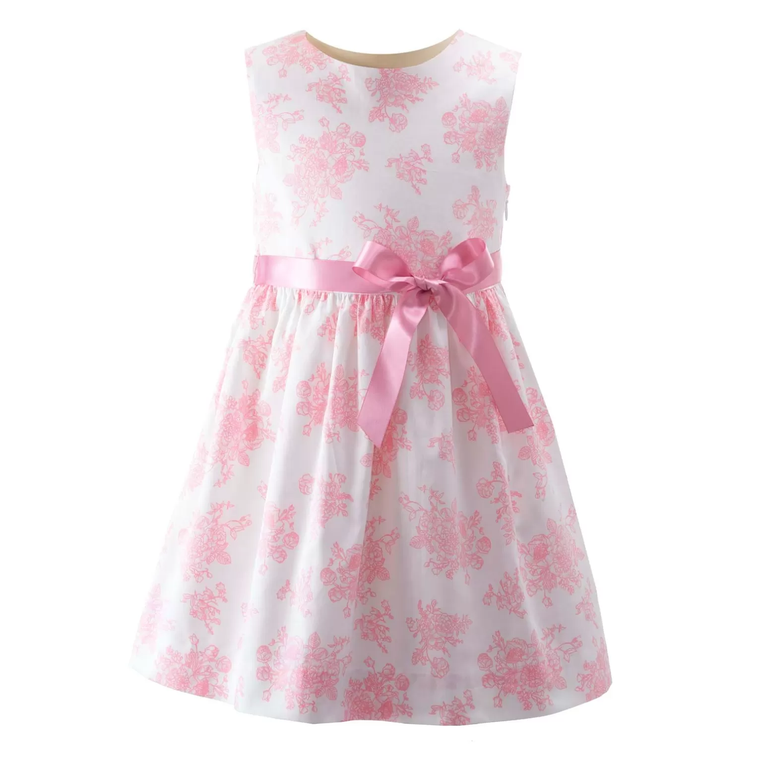 Rachel Riley Floral Toile Dress | Girl Dresses