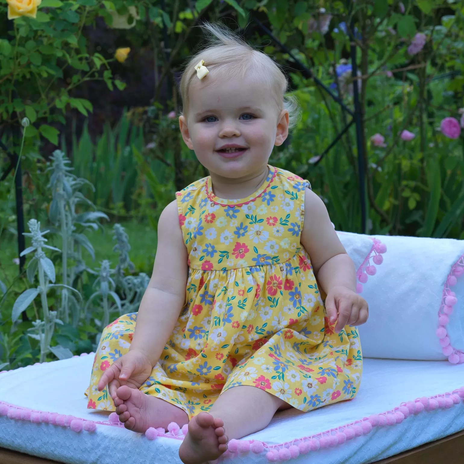 Rachel Riley Flower Fields Dress | Baby Girl Dresses