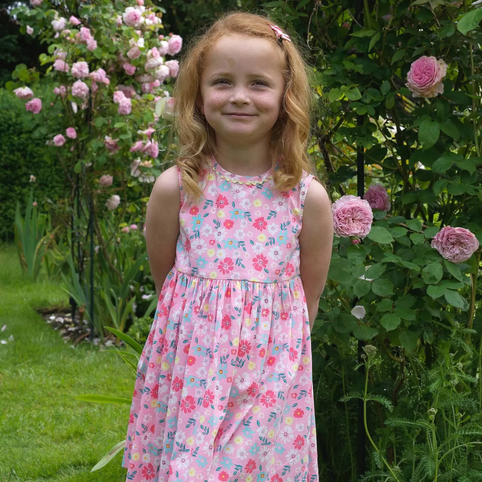 Rachel Riley Flower Fields Dress | Girl Dresses