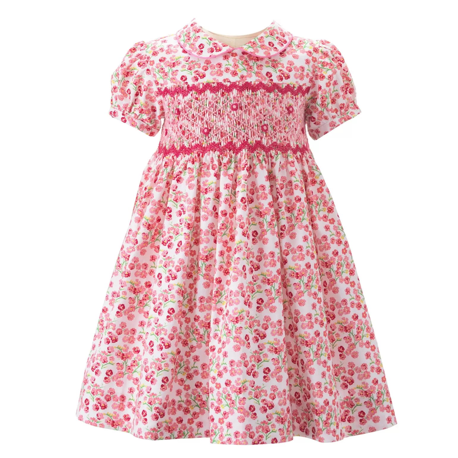 Rachel Riley Forget-Me Not Dress & Bloomers | Baby Girl Dresses