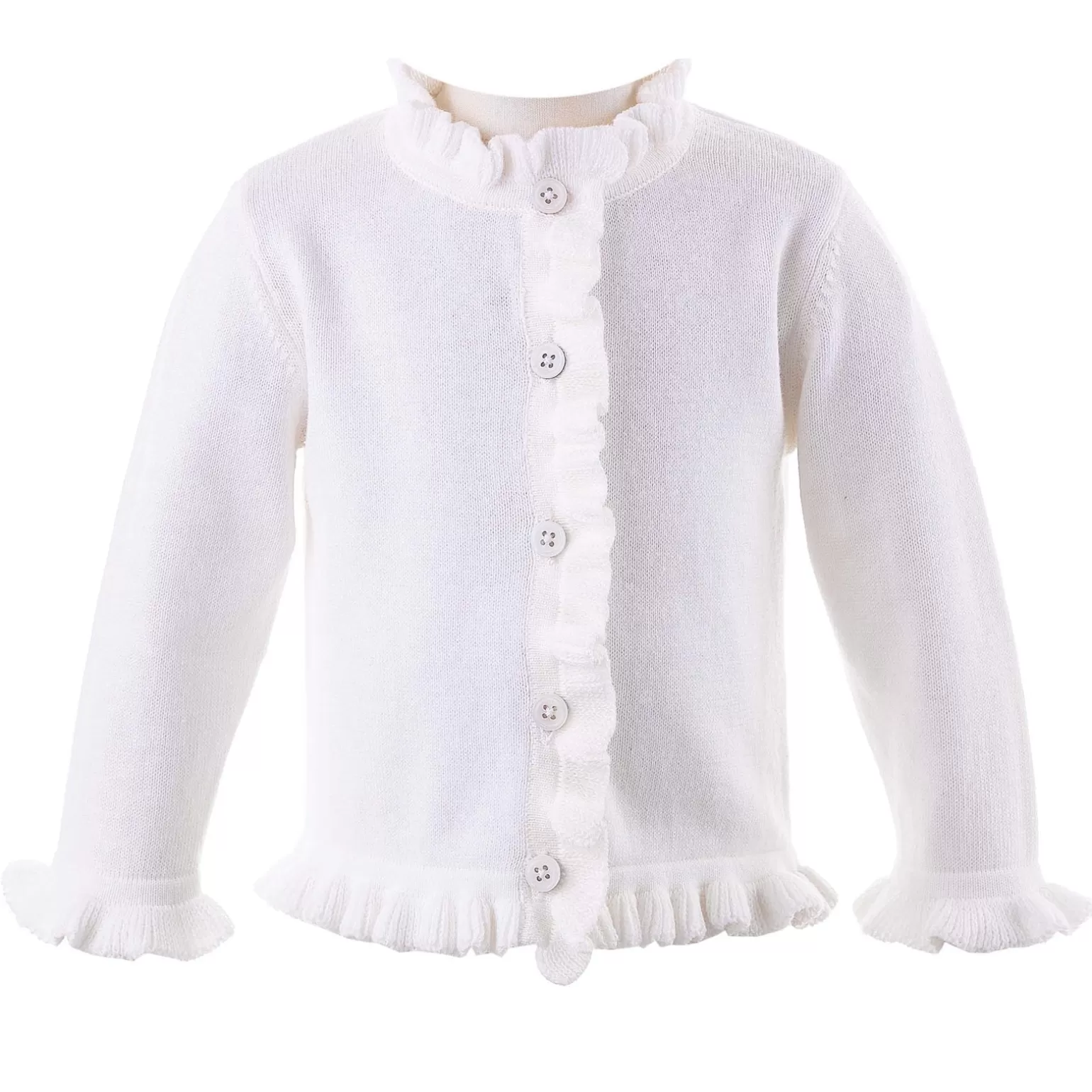 Rachel Riley Frill Cardigan | Baby Girl Knitwear