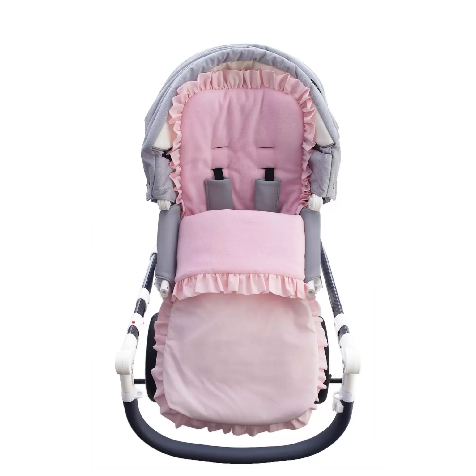 Rachel Riley Frou Frou Frill Footmuff | Baby Girl Newborn