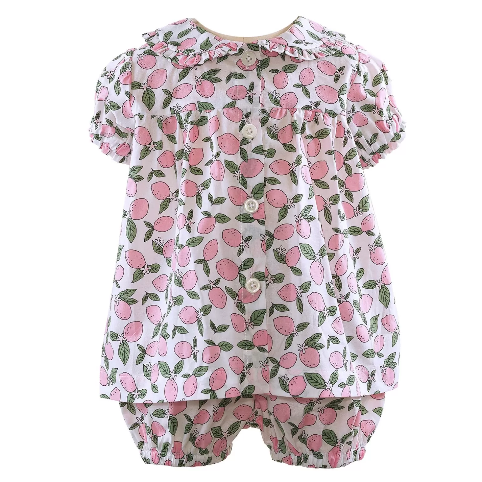 Rachel Riley Fruit Babydoll Short Pyjamas | Baby Girl Pyjamas