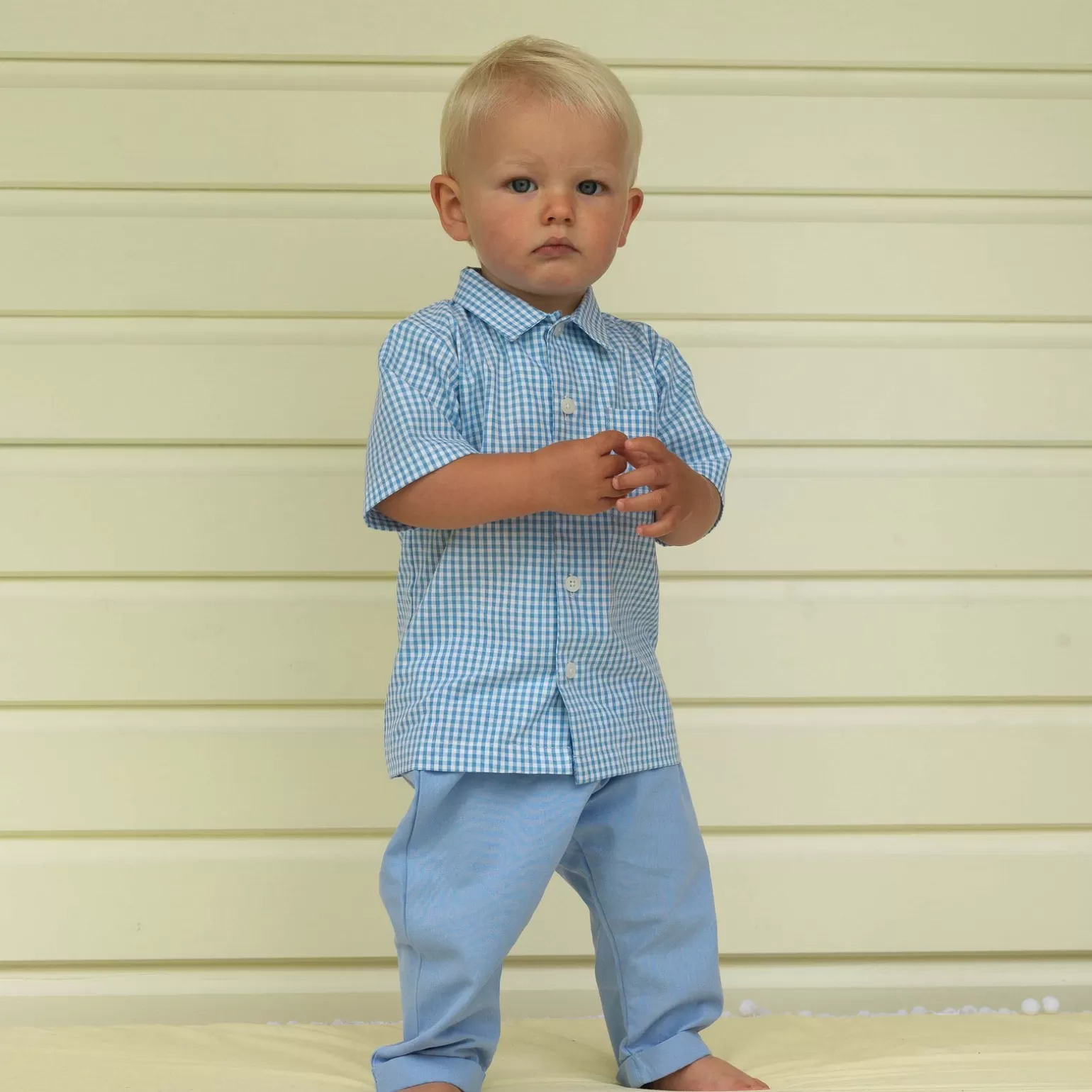 Rachel Riley Gingham Shirt | Baby Boy Sets & Outfits