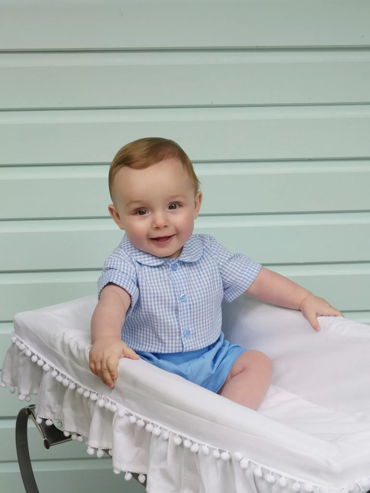 Rachel Riley Gingham Shirt & Short Set | Baby Boy Sets & Outfits