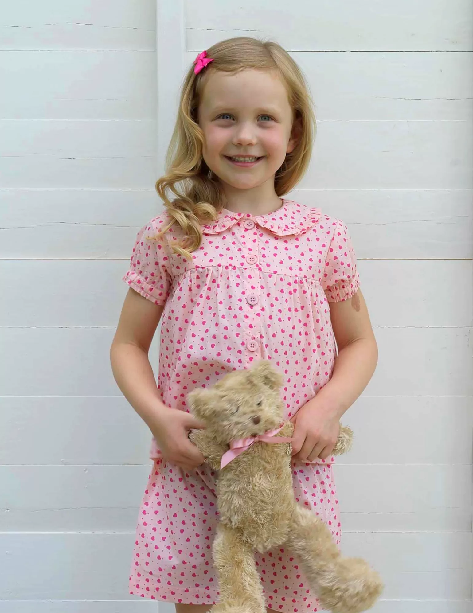 Rachel Riley Heart Babydoll Short Pyjamas | Girl Pyjamas & Nightdresses
