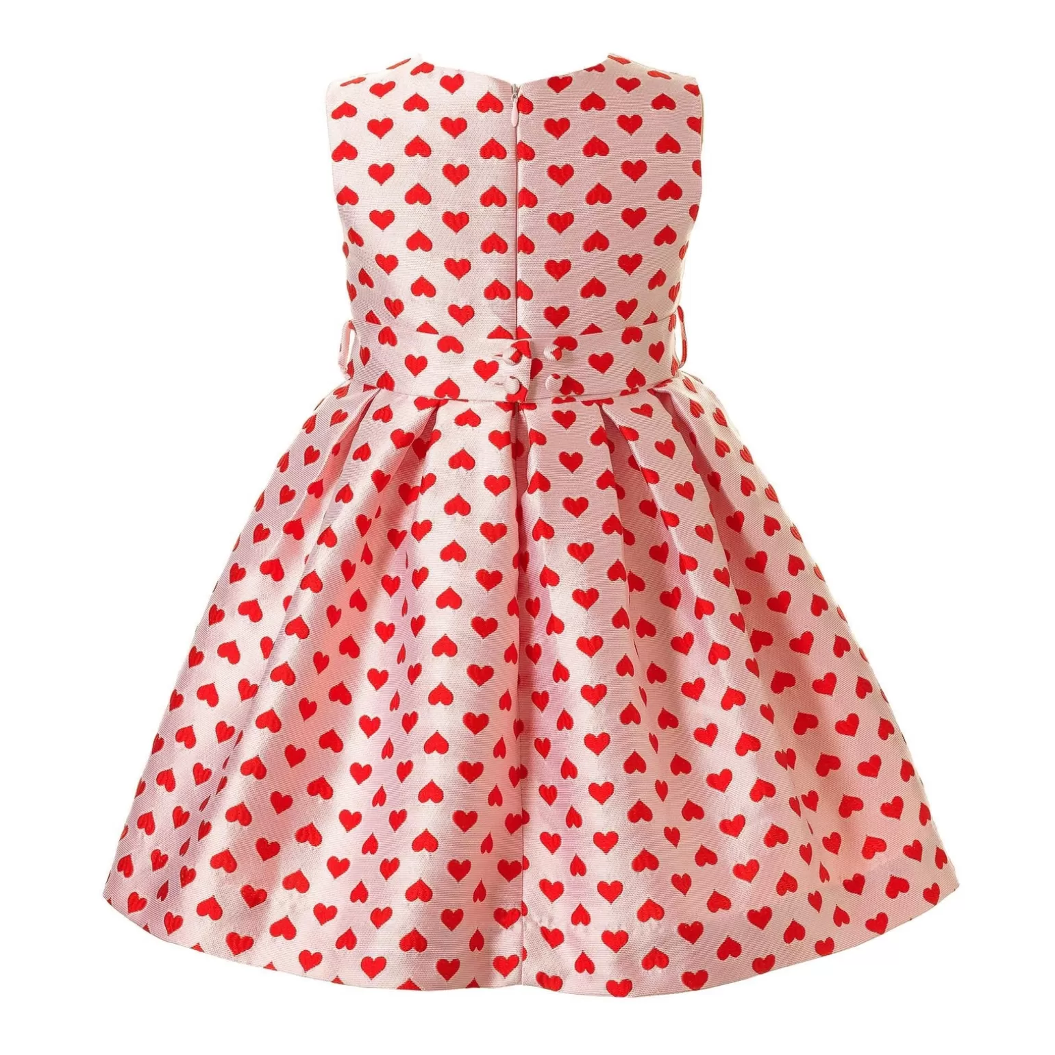 Rachel Riley Heart Damask Dress | Girl Dresses