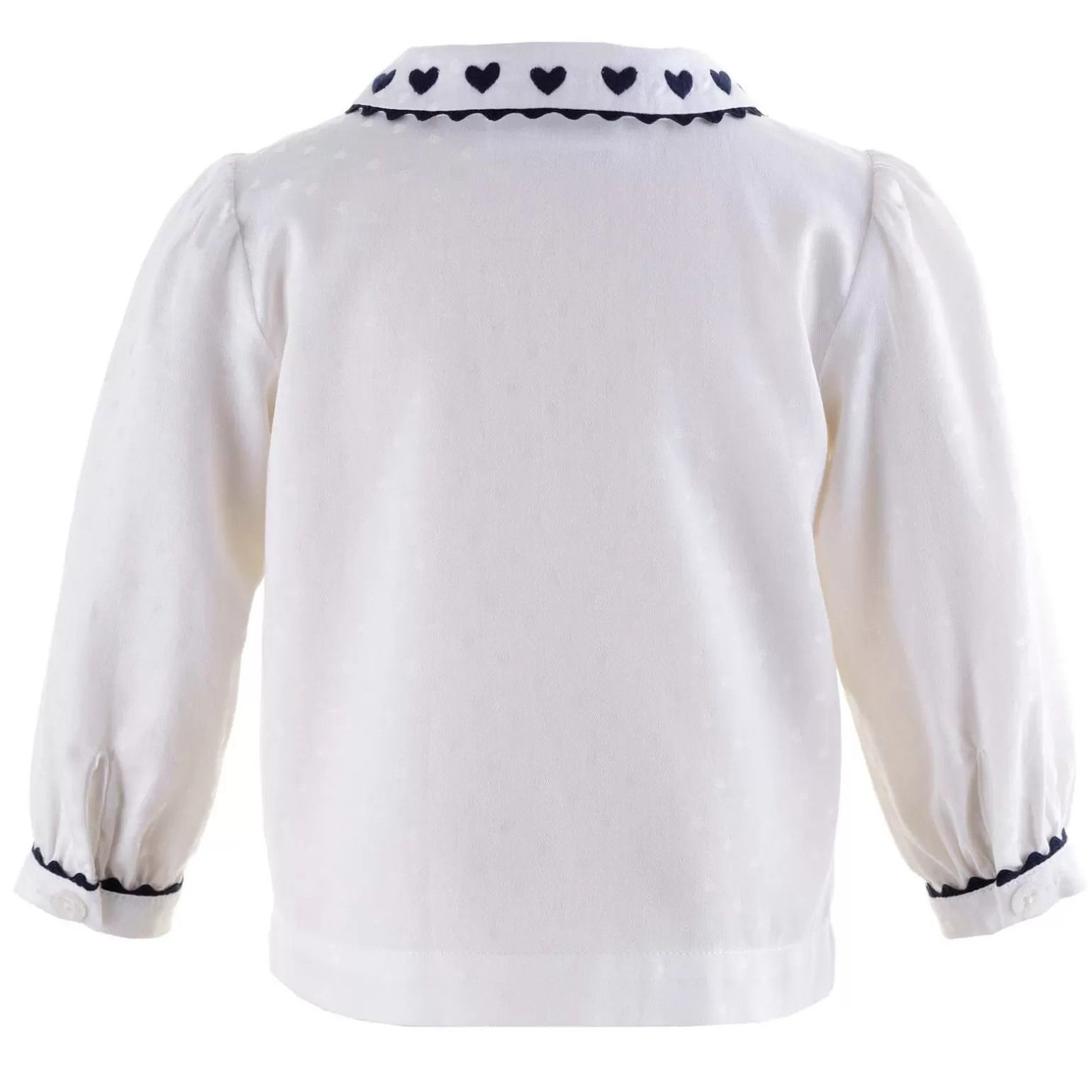 Rachel Riley Heart Embroidered Blouse | Baby Girl Sets & Outfits