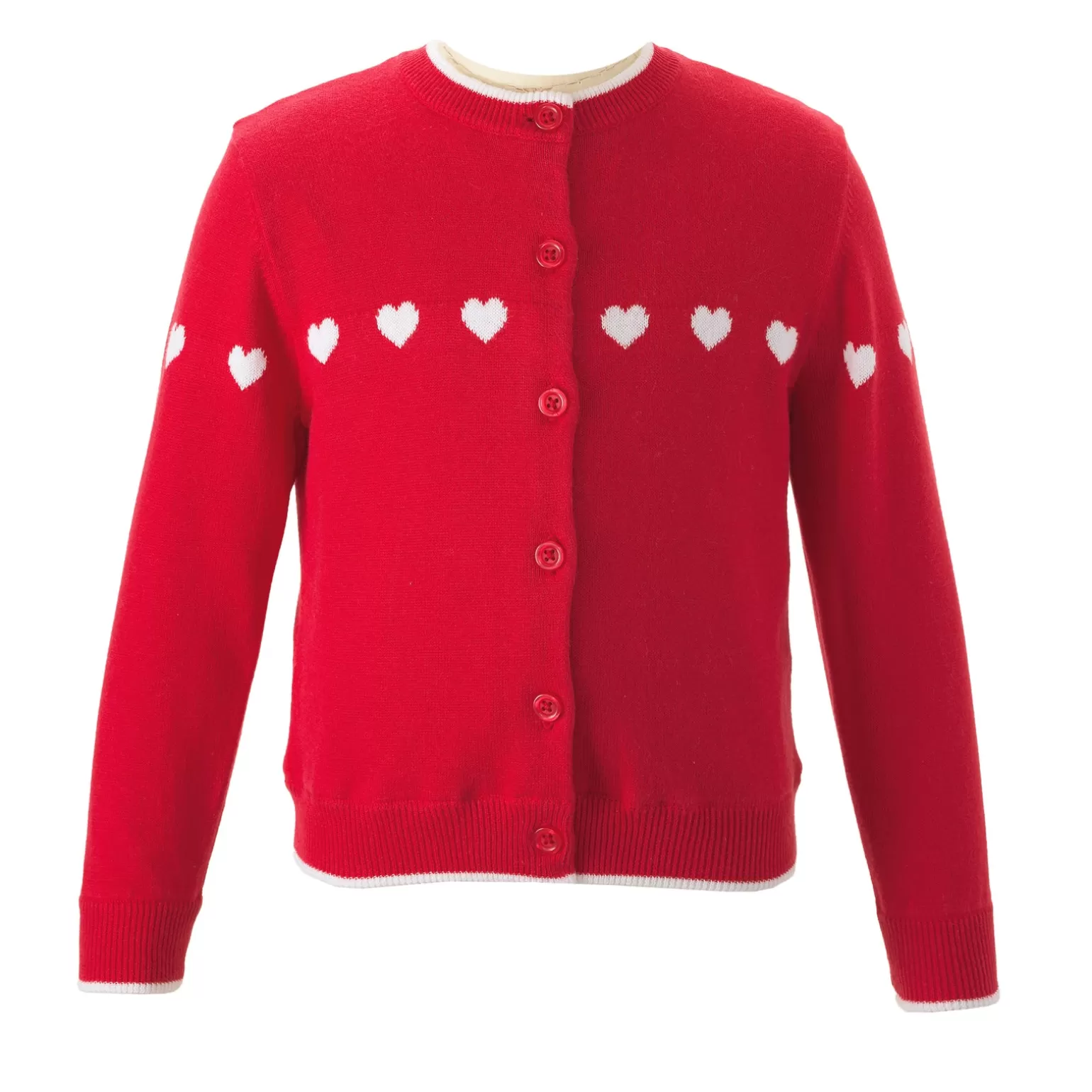 Rachel Riley Heart Intarsia Cardigan | Girl Knitwear, Jackets & Coats