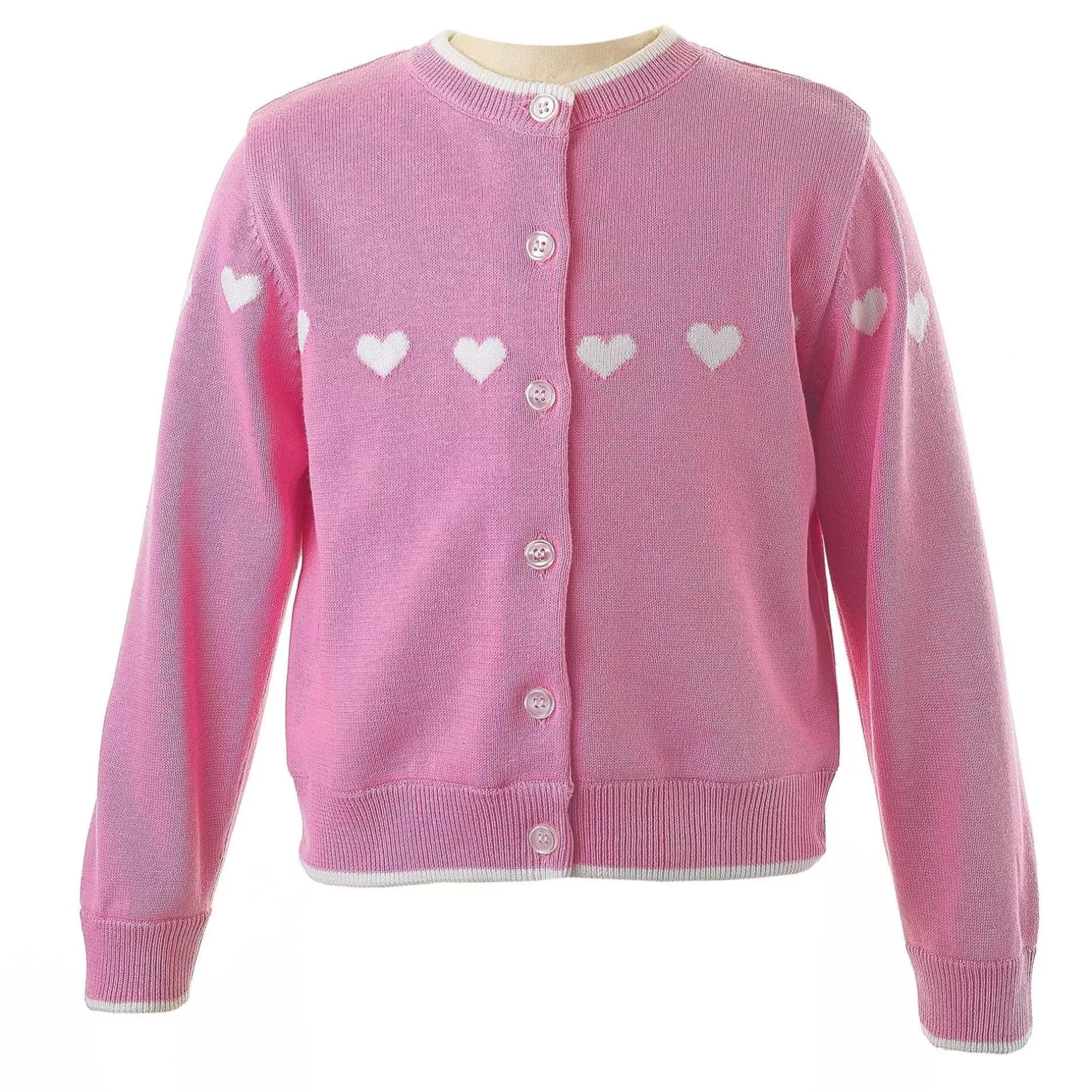 Rachel Riley Heart Intarsia Cardigan | Girl Knitwear, Jackets & Coats