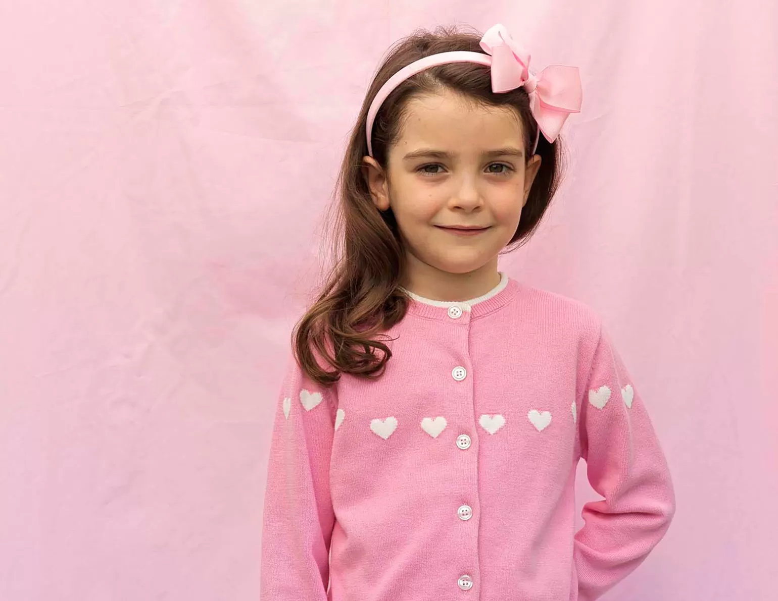 Rachel Riley Heart Intarsia Cardigan | Girl Knitwear, Jackets & Coats