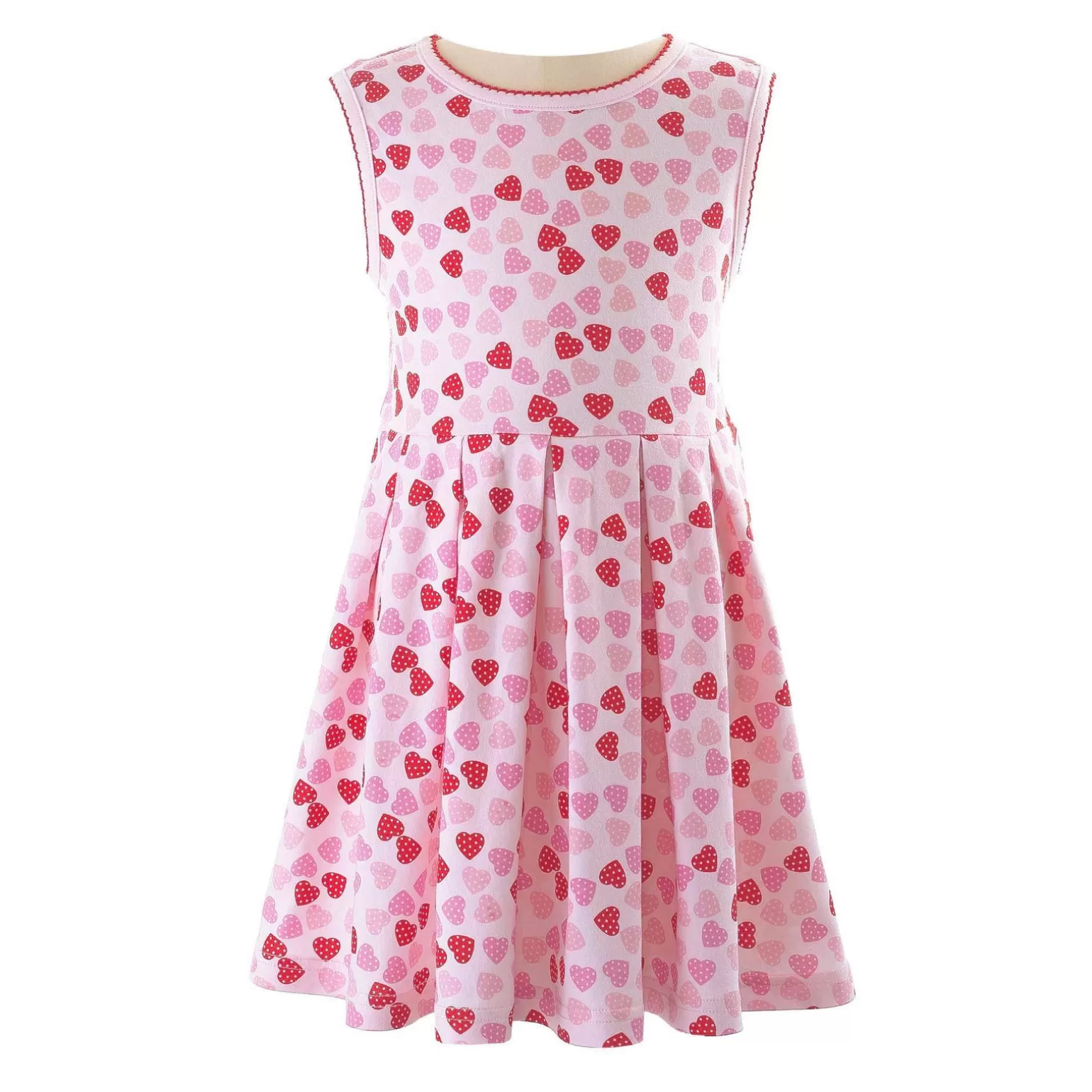 Rachel Riley Heart Jersey Dress | Girl Dresses
