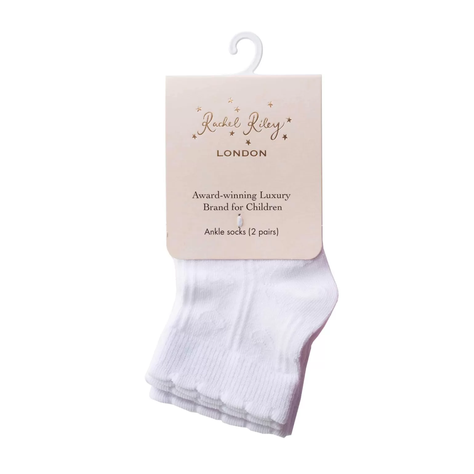 Rachel Riley Heart Motif Ankle Socks | Baby Girl Socks & Tights