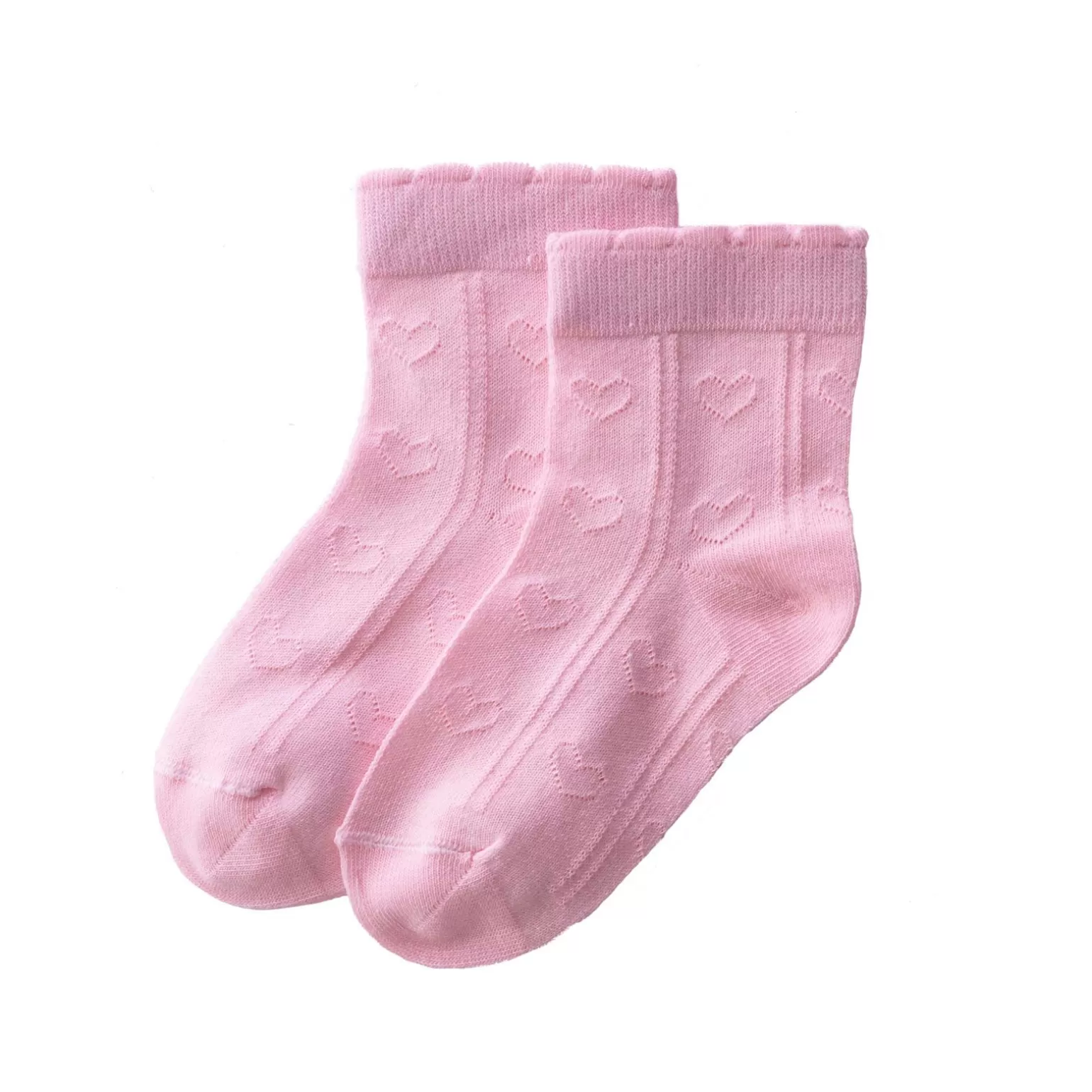 Rachel Riley Heart Motif Ankle Socks Pink | Girl Socks & Tights