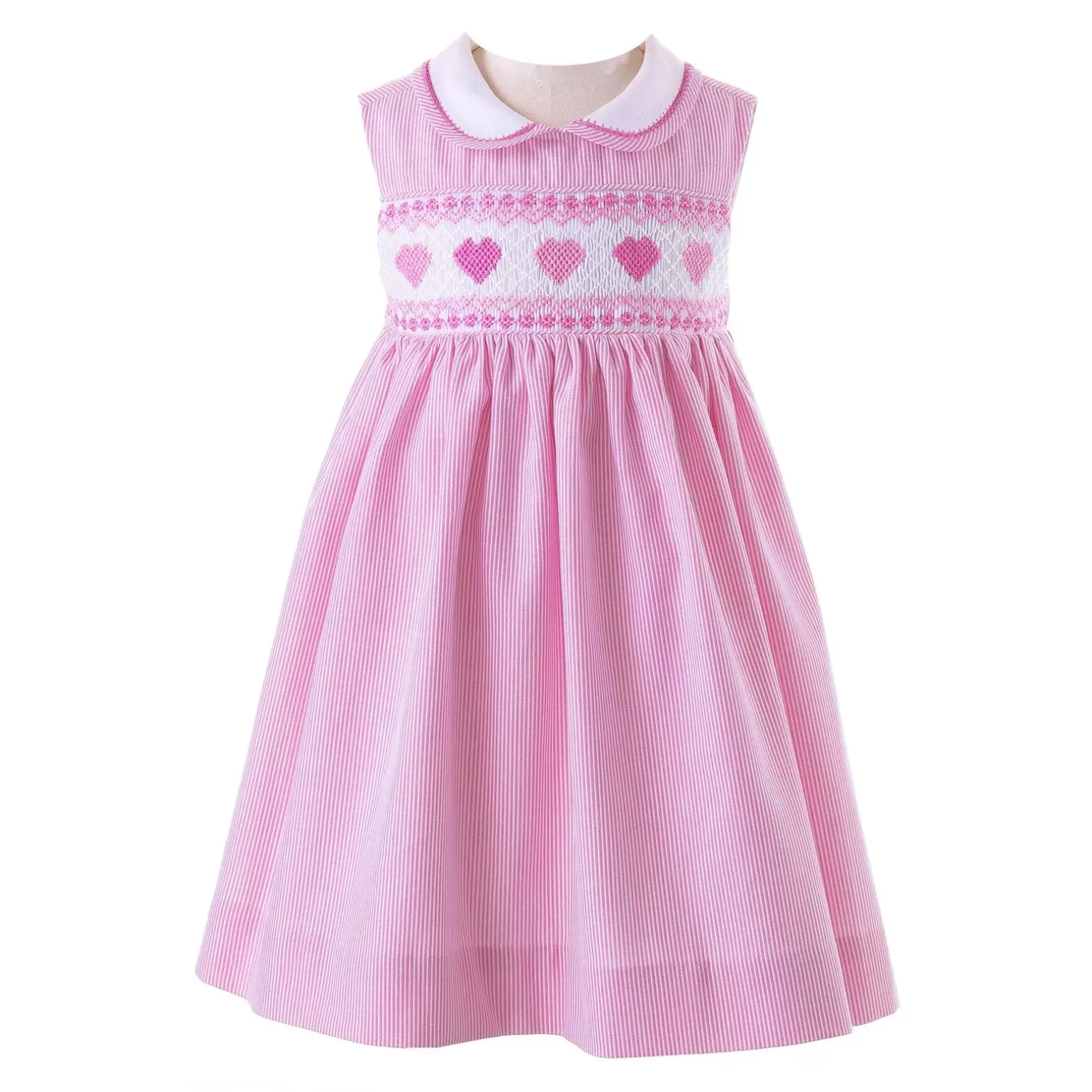 Rachel Riley Heart Smocked Dress & Bloomers | Baby Girl Dresses