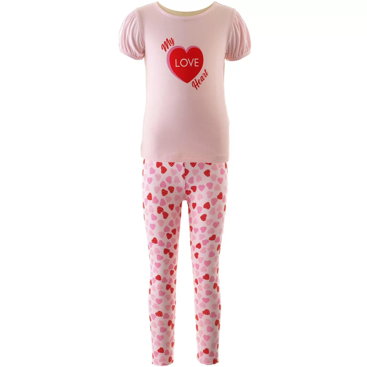 Rachel Riley Heart T-Shirt & Legging Set | Girl Sets