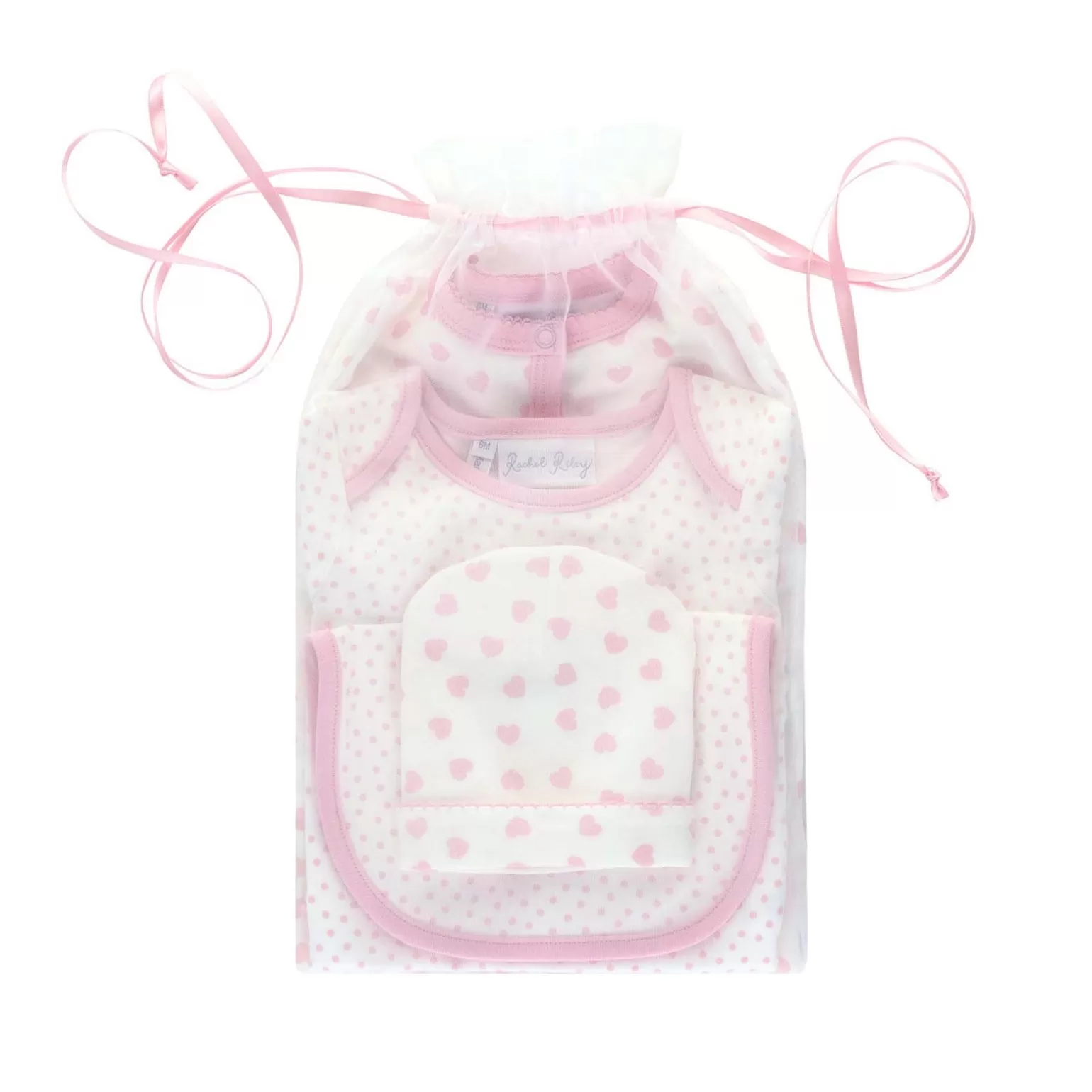 Rachel Riley Heart Welcome Baby Set | Baby Girl Sets & Outfits