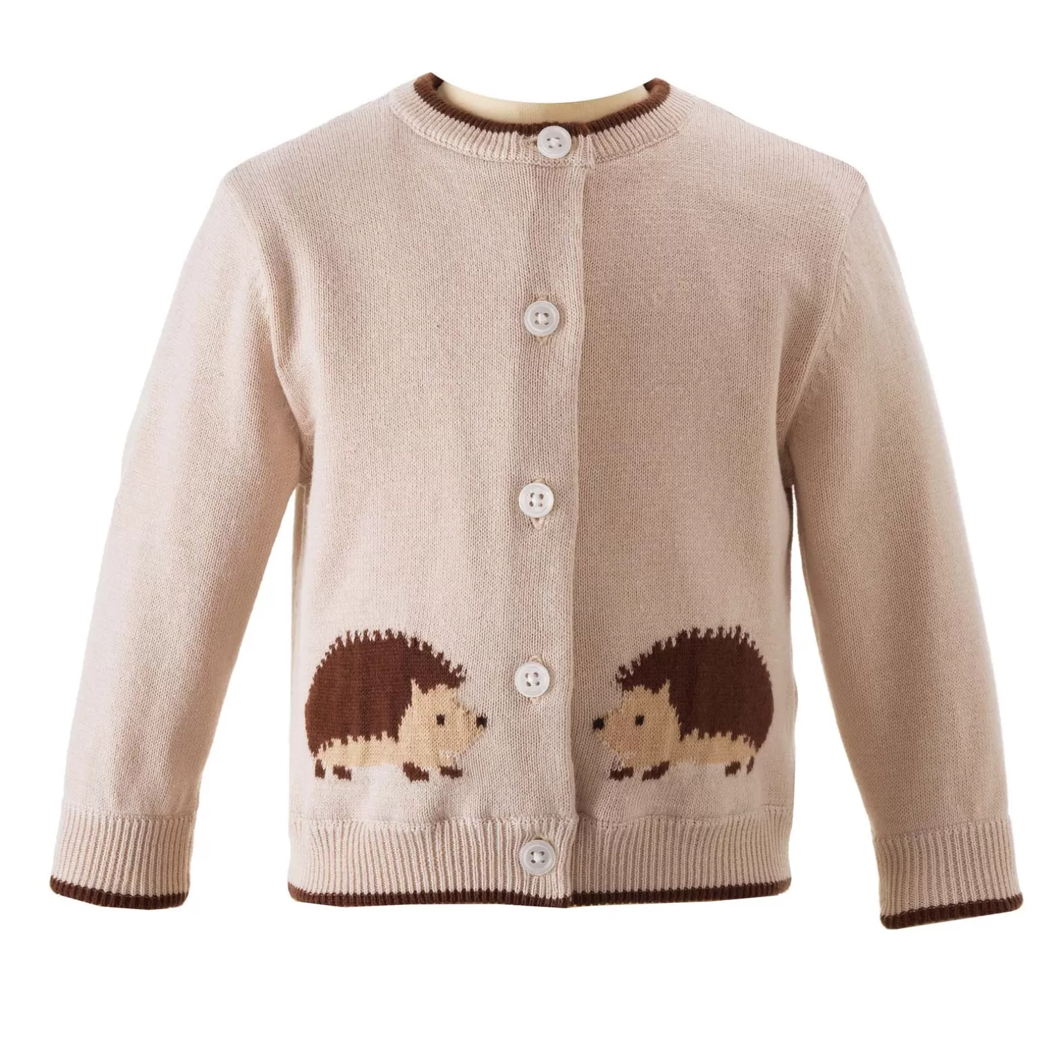 Rachel Riley Hedgehog Cardigan | Baby Boy Knitwear