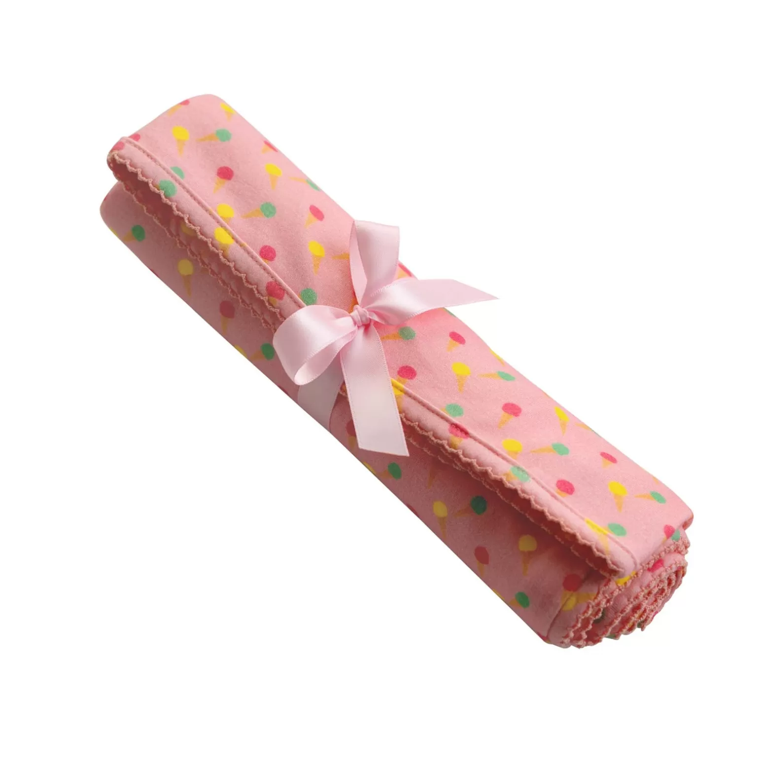 Rachel Riley Ice Cream Blanket | Baby Girl Bibs & Muslins