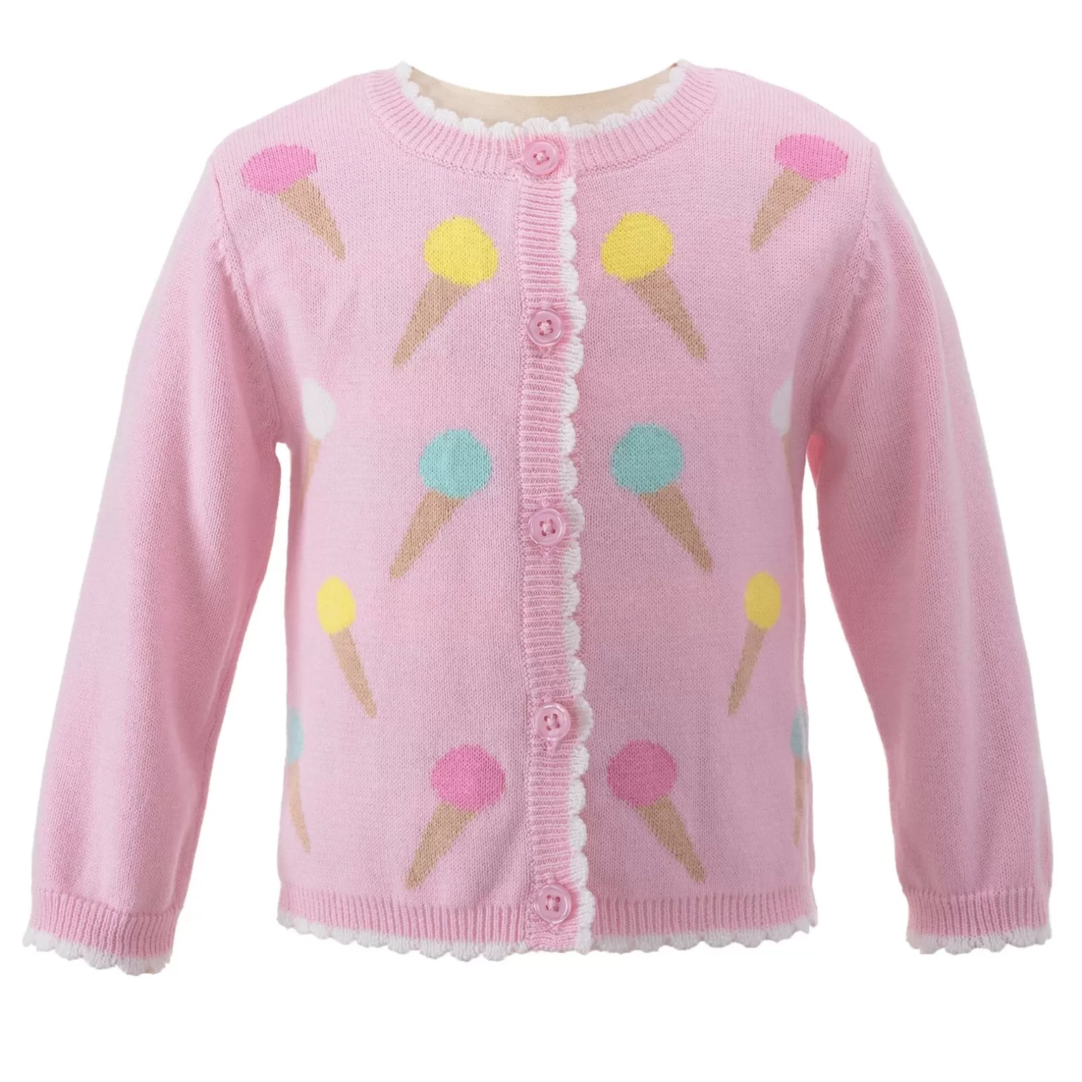 Rachel Riley Ice Cream Cardigan | Baby Girl Knitwear