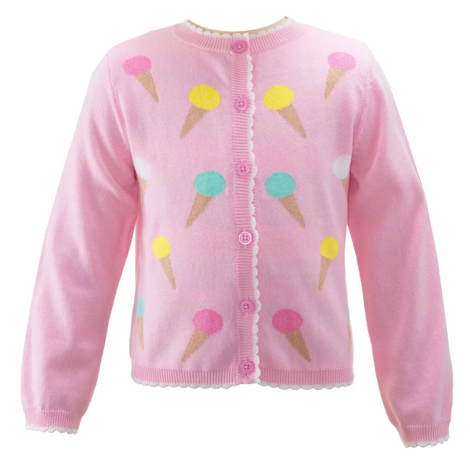 Rachel Riley Ice Cream Cardigan | Girl Knitwear, Jackets & Coats