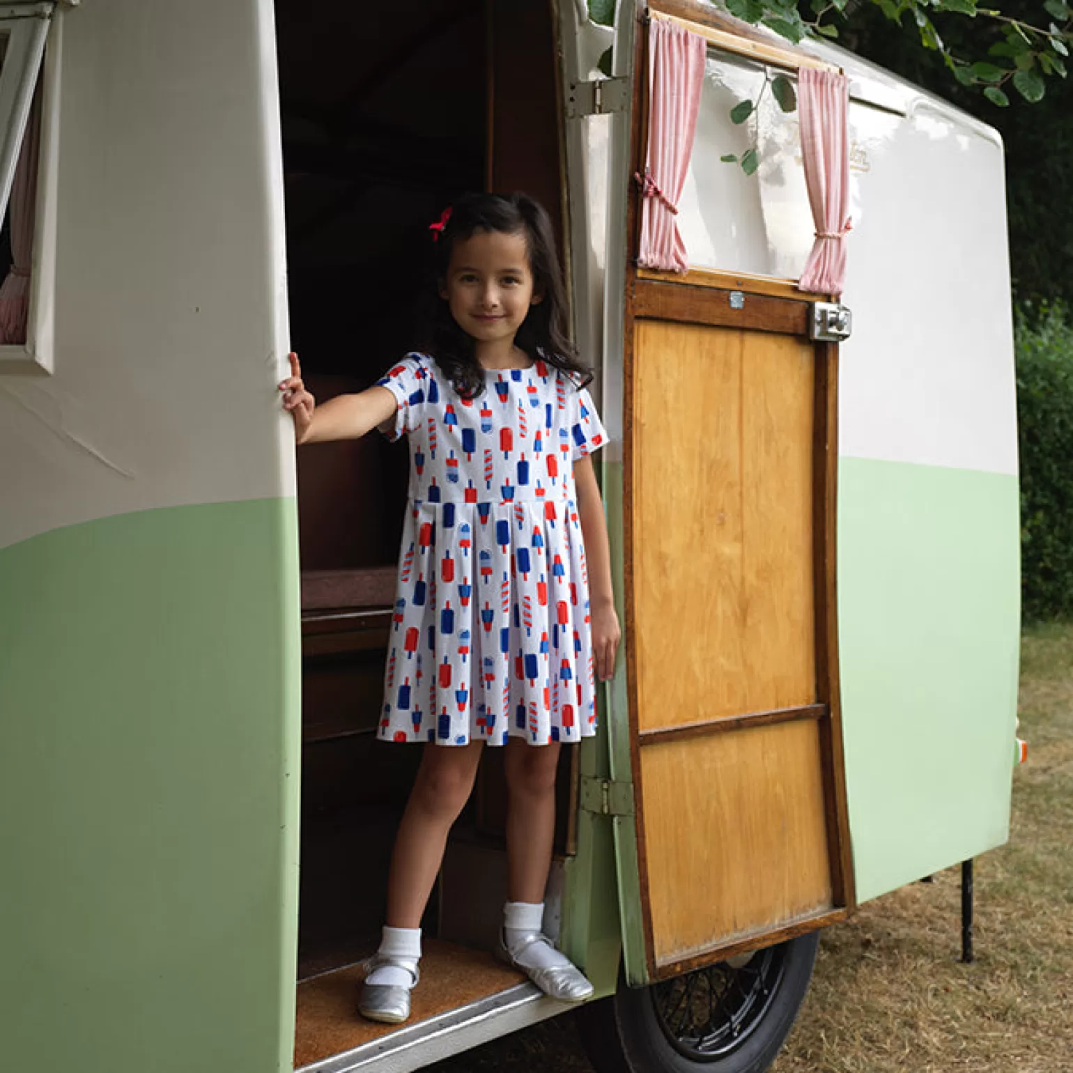 Rachel Riley Ice Lolly Jersey Dress | Girl Dresses