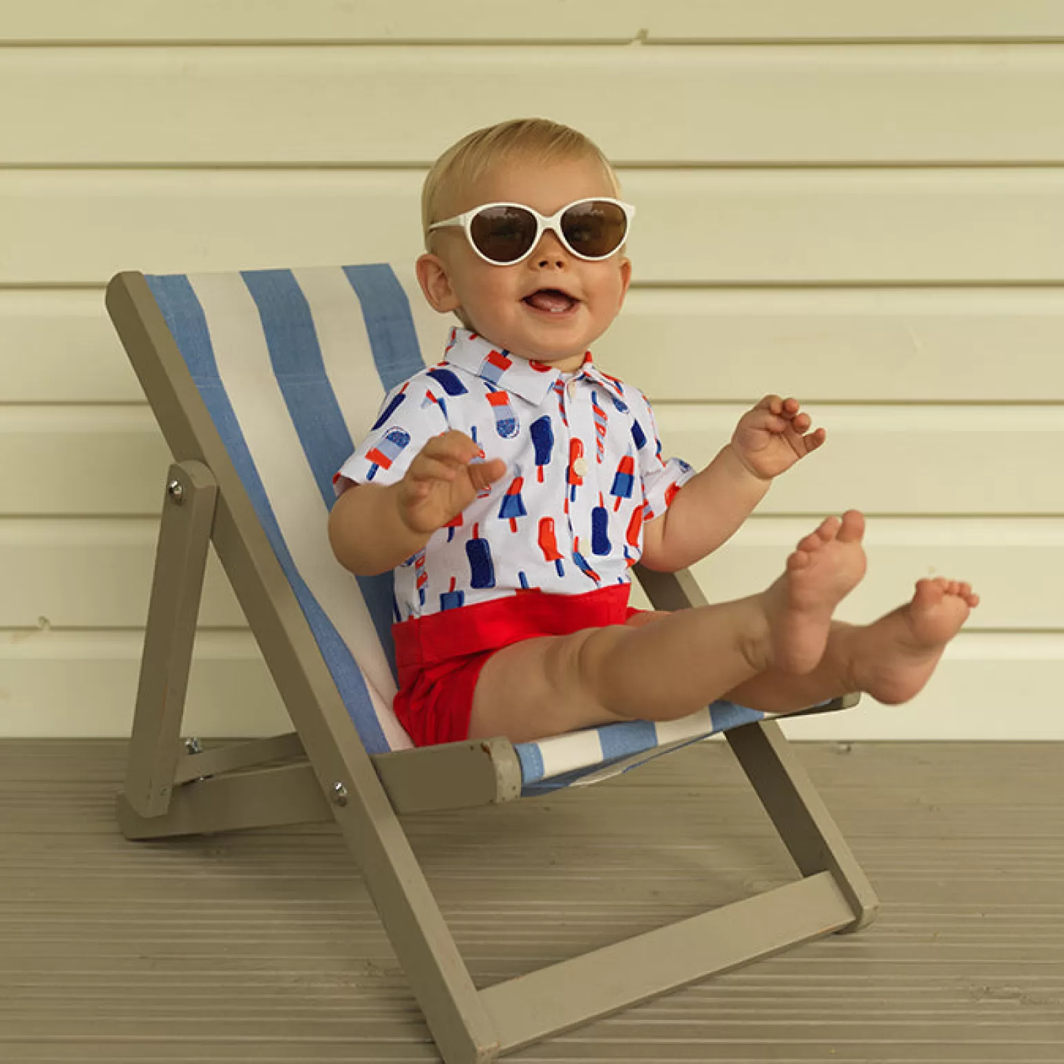 Rachel Riley Ice Lolly Romper | Baby Boy Sets & Outfits