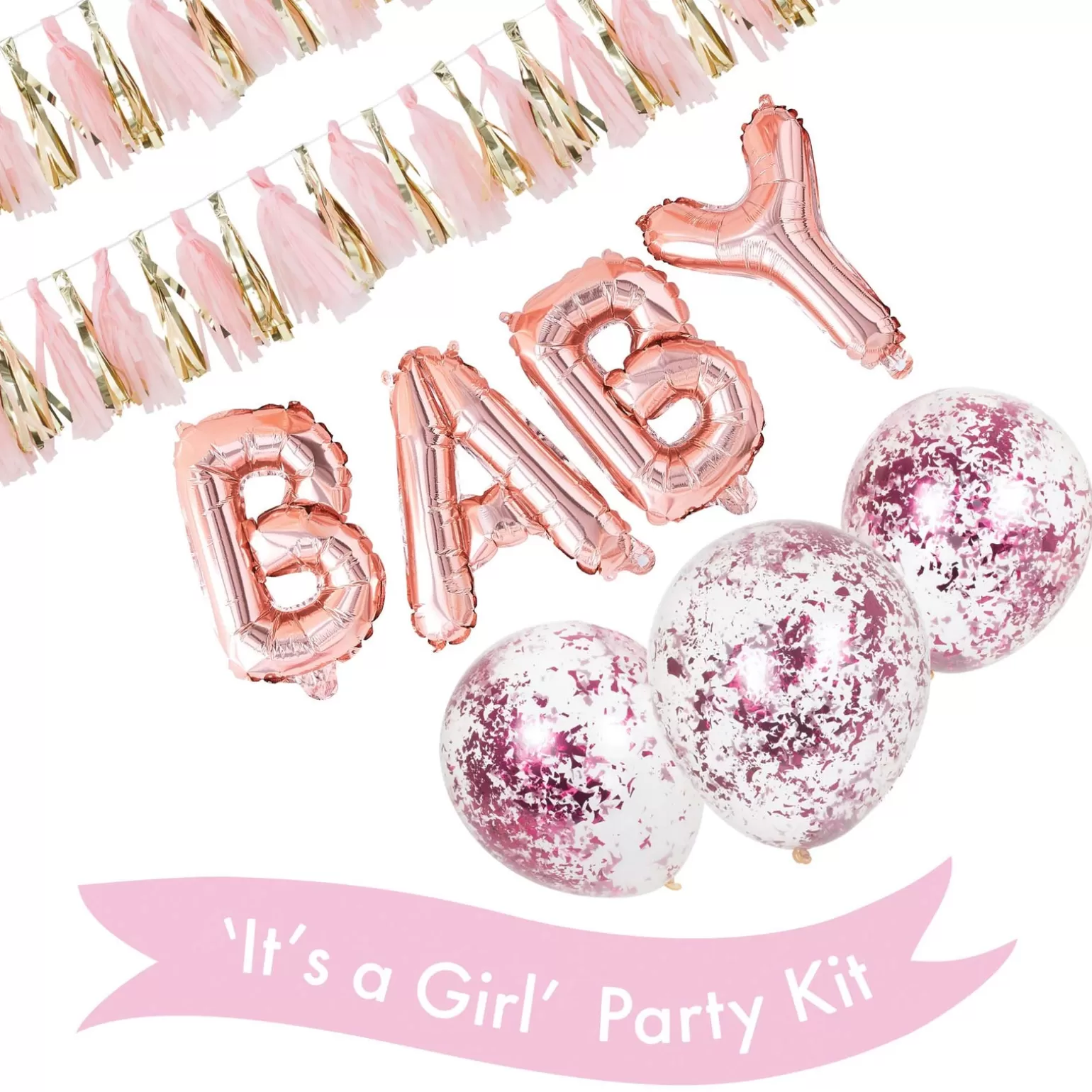 Rachel Riley It'S A Girl' Party Kit | Baby Girl Newborn