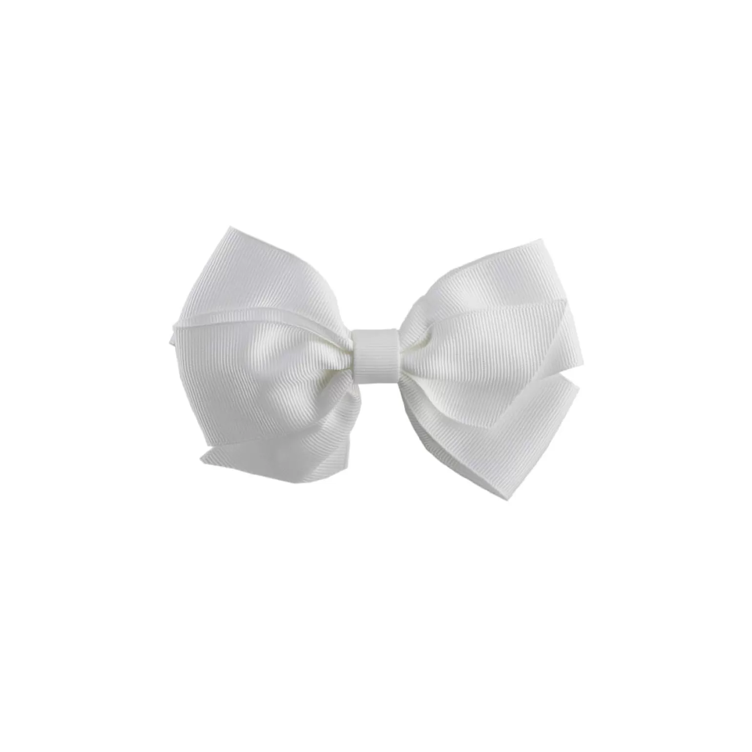 Rachel Riley Ivory Grosgrain Ribbon Hairbow | Girl Hair Accessories
