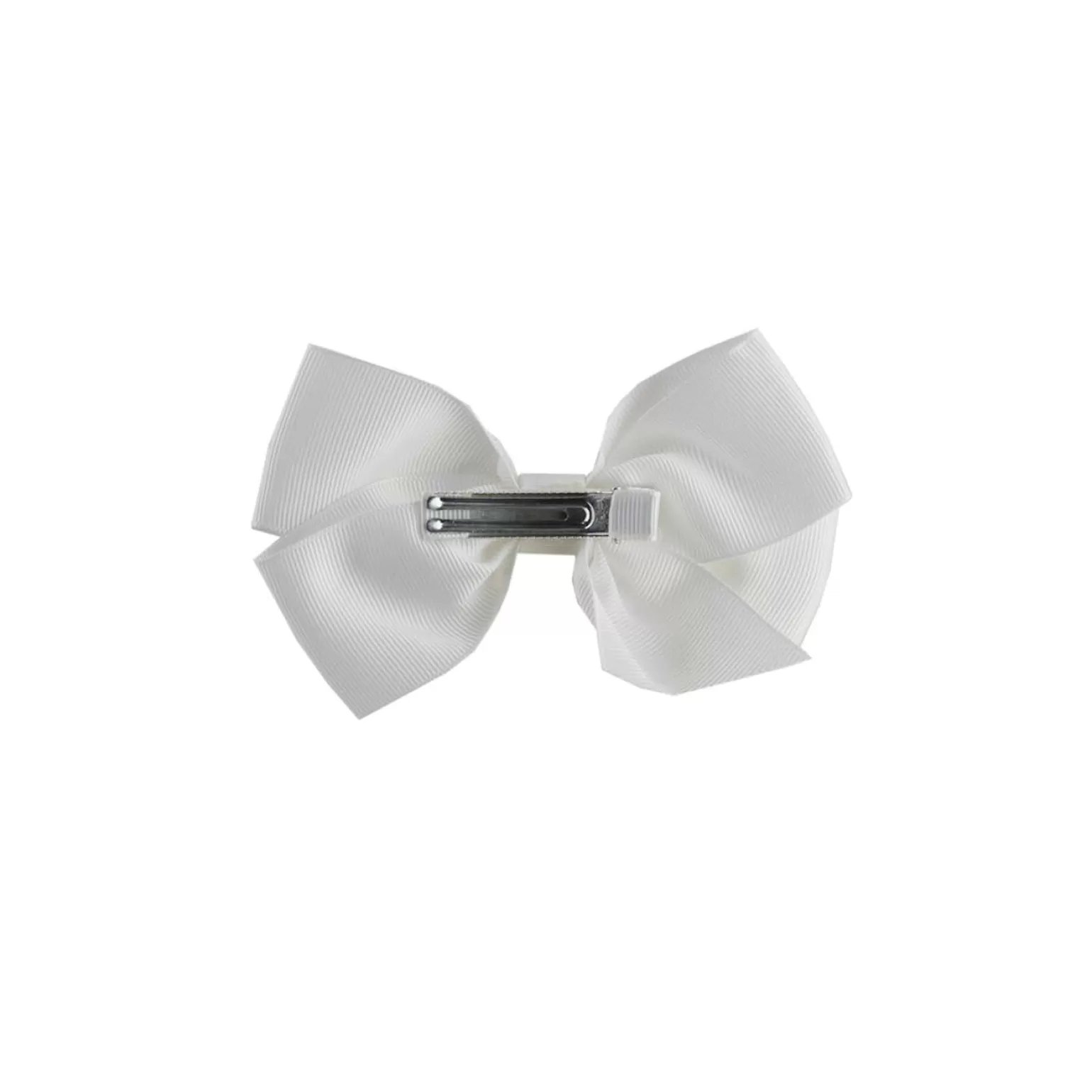 Rachel Riley Ivory Grosgrain Ribbon Hairbow | Girl Hair Accessories