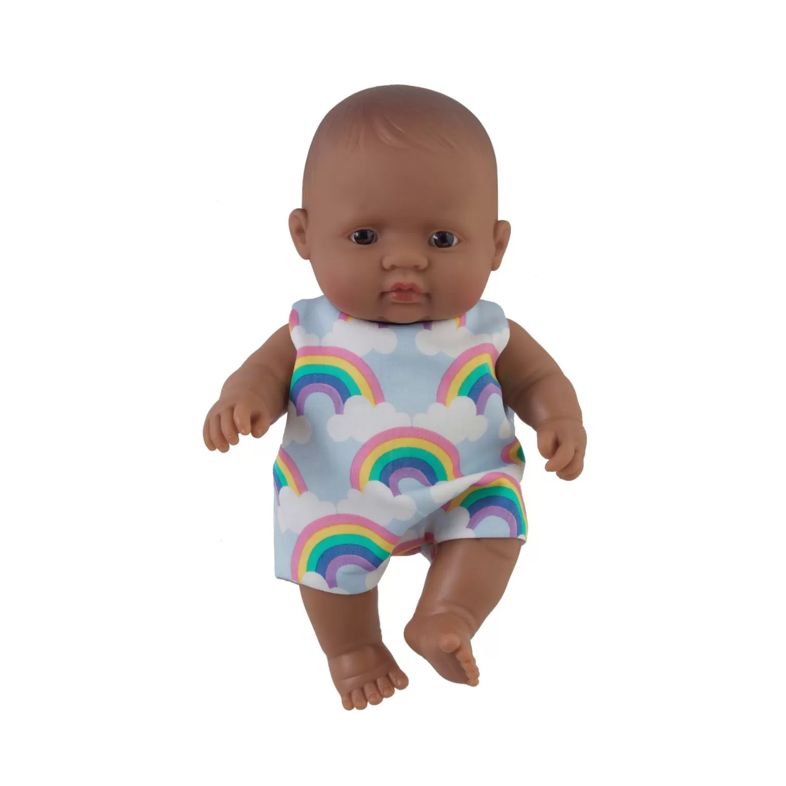 Rachel Riley Jimmy' Baby Boy Doll & Rainbow Romper | Multicultural Dolls