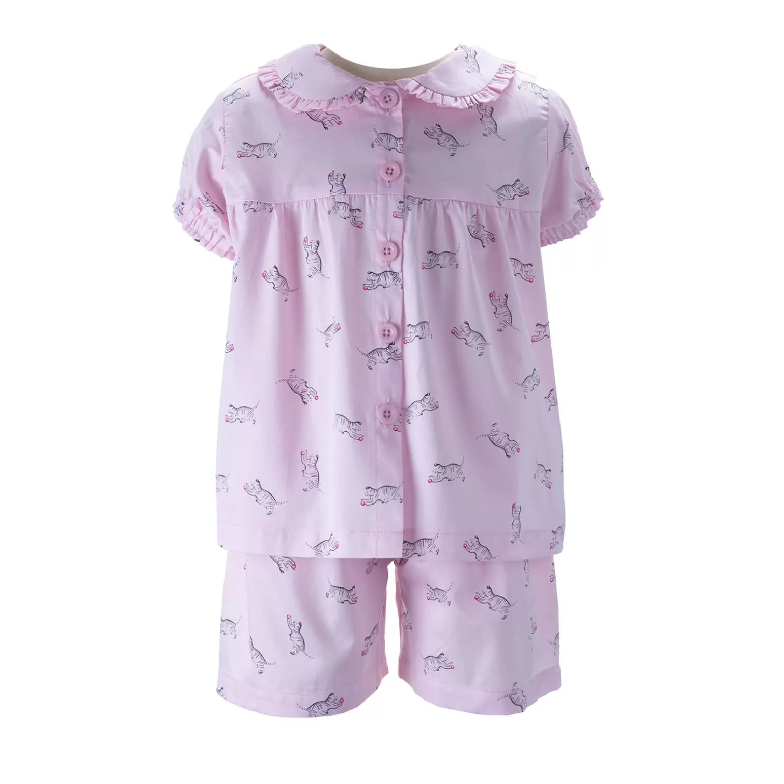 Rachel Riley Kitten Babydoll Short Pyjamas | Girl Pyjamas & Nightdresses