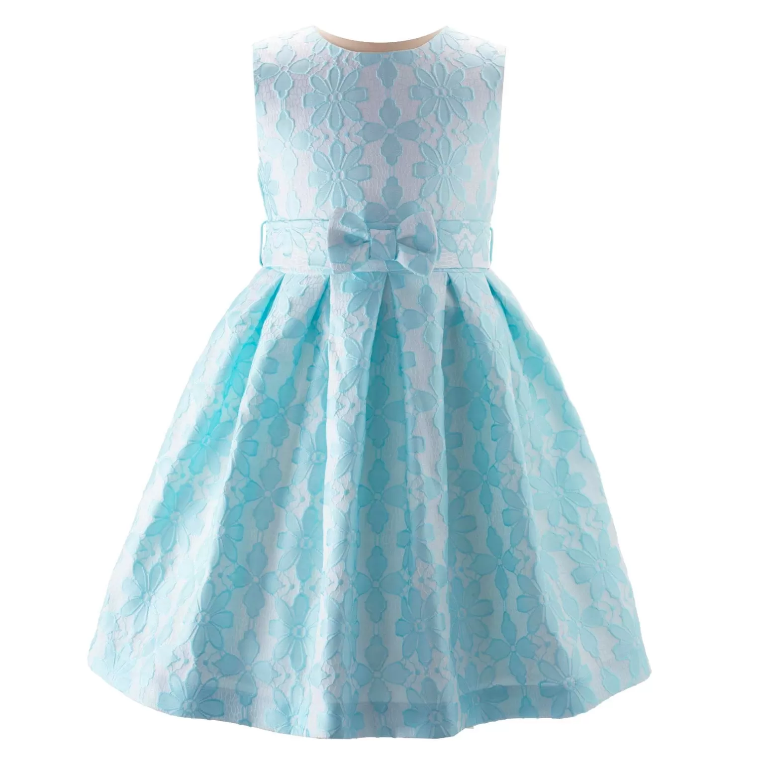 Rachel Riley Lace Damask Dress | Girl Dresses