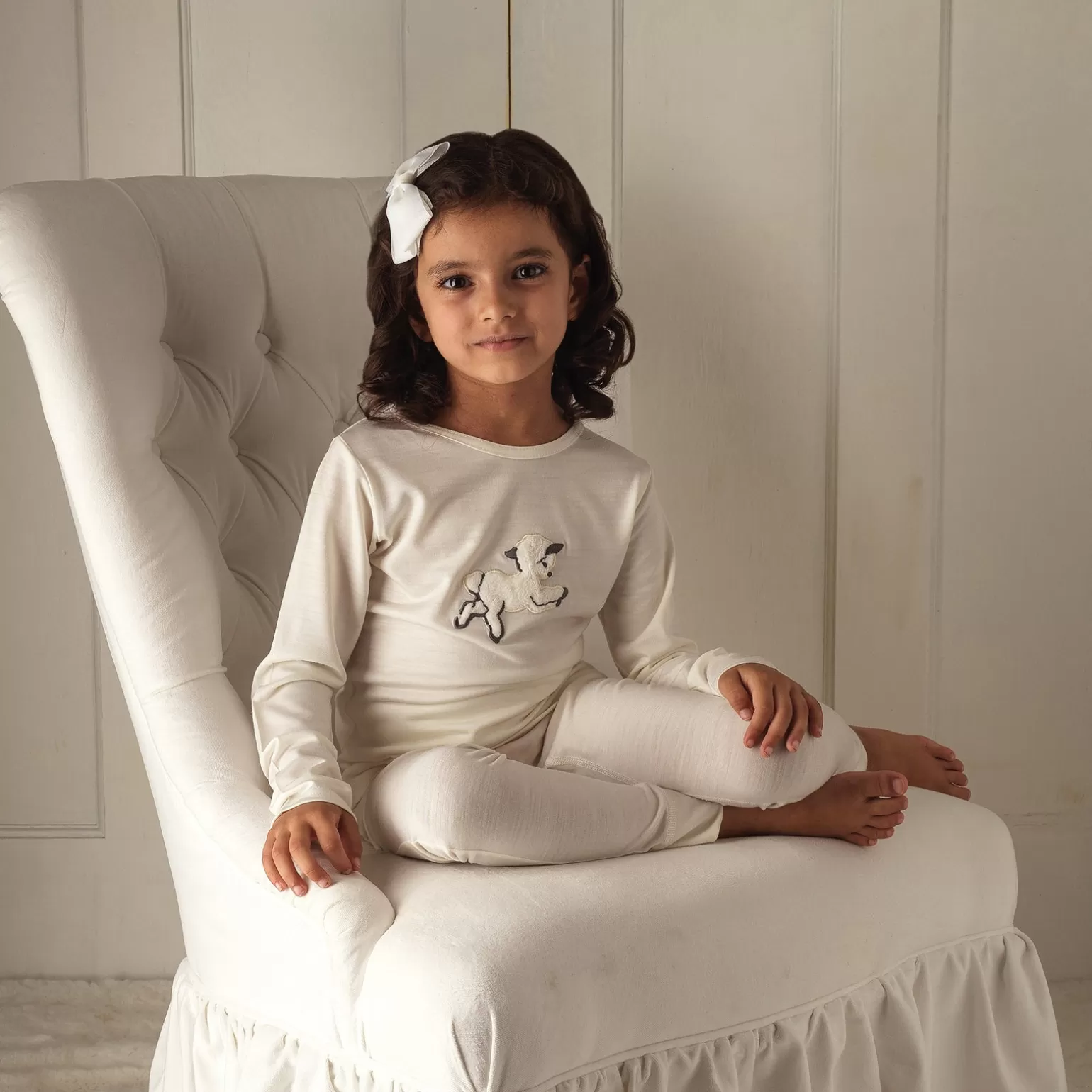 Rachel Riley Lamb Set Ivory | Boy Sets