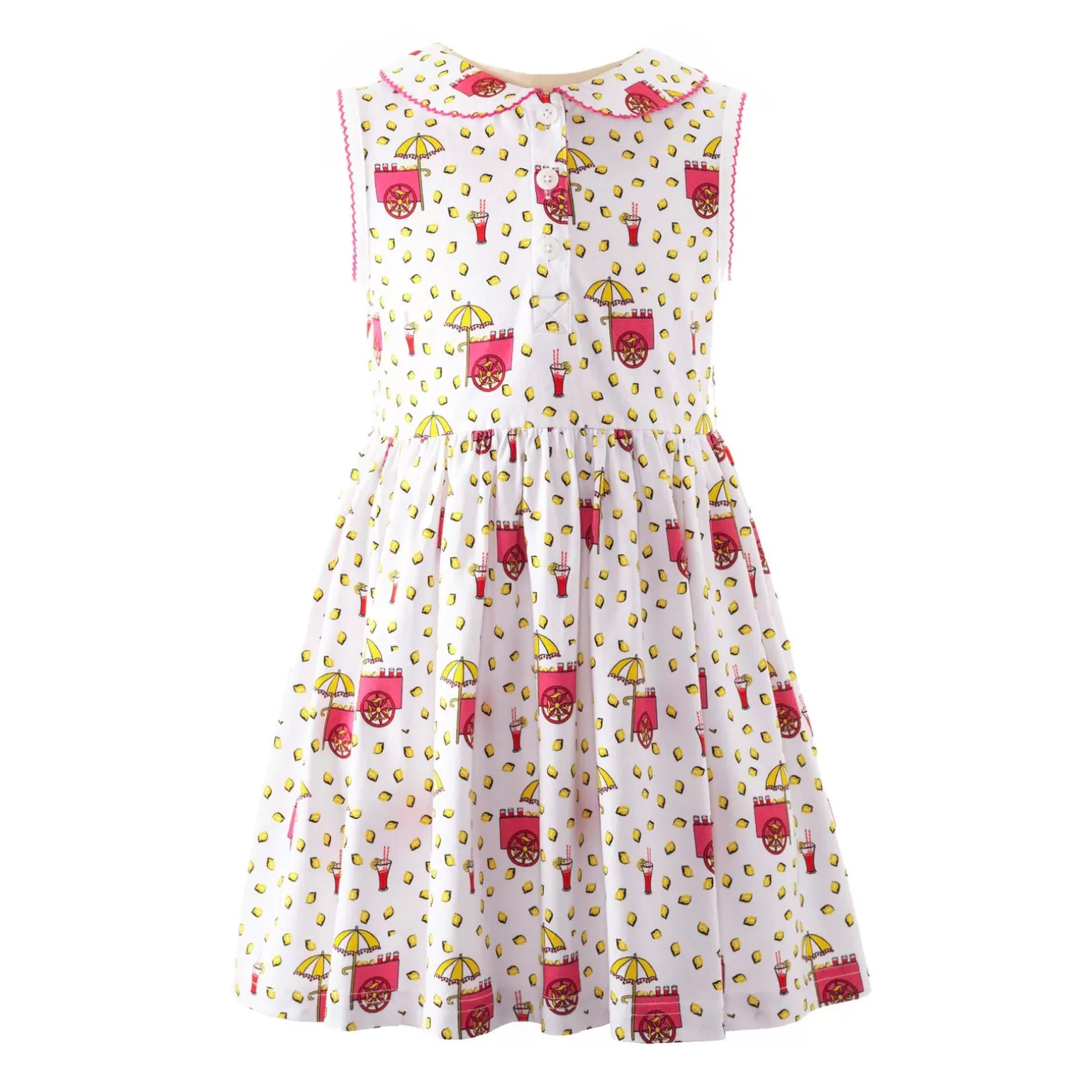 Rachel Riley Lemonade Jersey Dress | Girl Dresses
