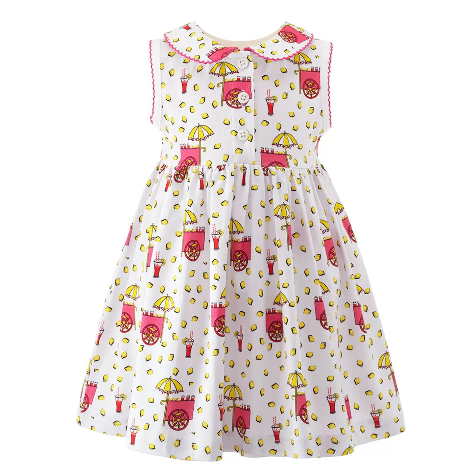 Rachel Riley Lemonade Jersey Dress | Baby Girl Dresses