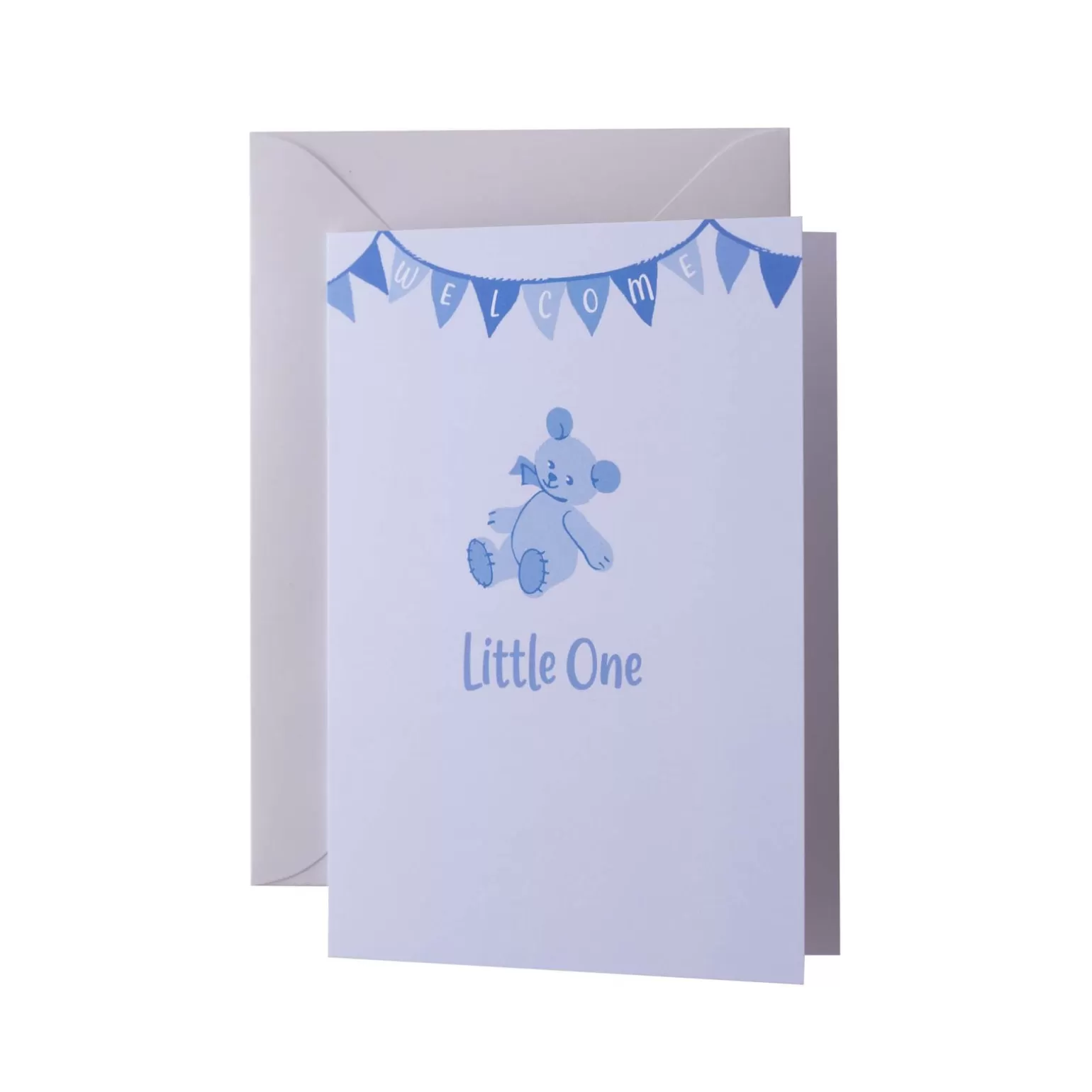 Rachel Riley Little One Blue Greeting Card | Party Supplies
