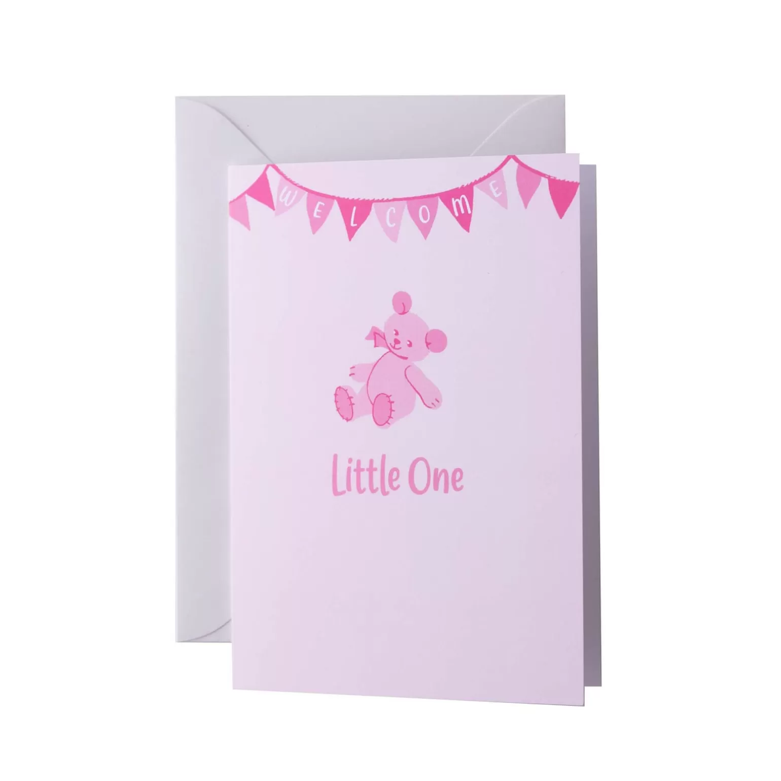 Rachel Riley Little One Pink Greeting Card | Party Supplies