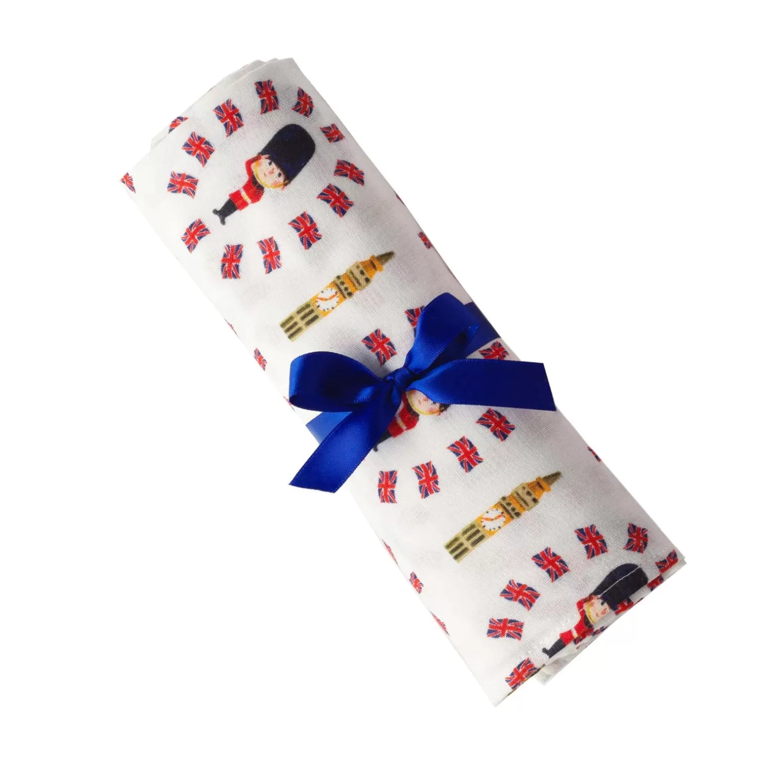 Rachel Riley London Soldier Muslin | Baby Boy Bibs & Muslins
