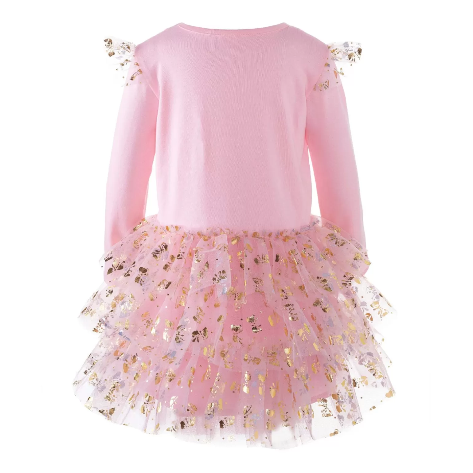Rachel Riley Long Sleeve Bow Print Tutu Dress | Baby Girl Dresses