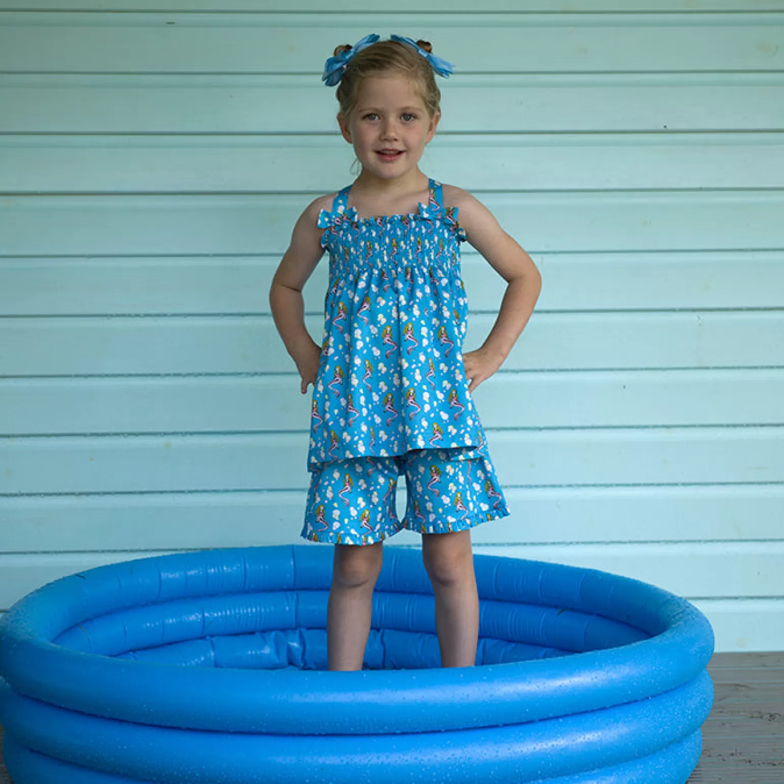 Rachel Riley Mermaid Short Set | Girl Sets